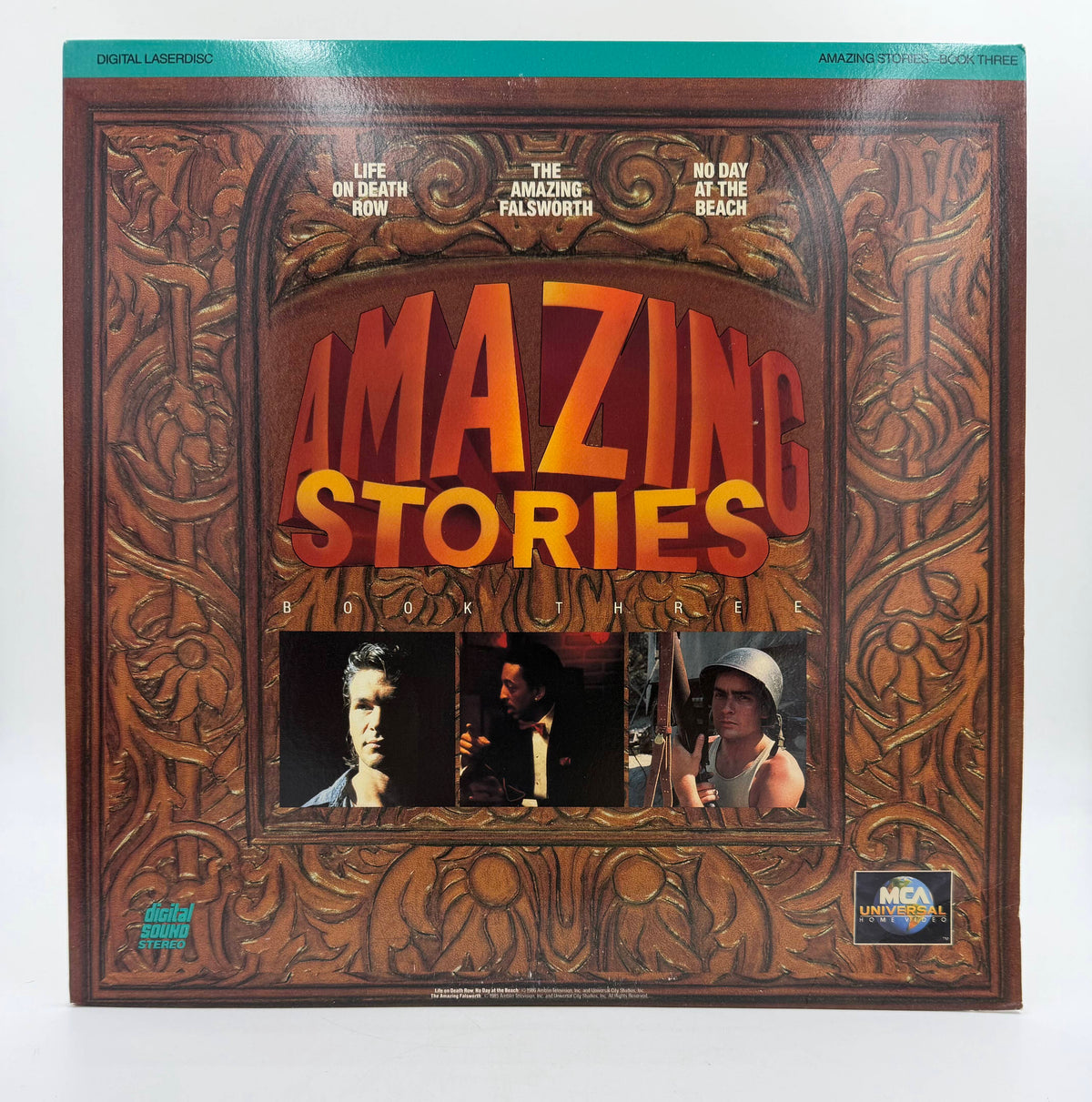 Amazing Stories: Book Three - Life on Death Row, The Amazing Falsworth & No Day at the Beach (1985–1986 / 1991) MCA Universal Home Video LaserDisc - VG+