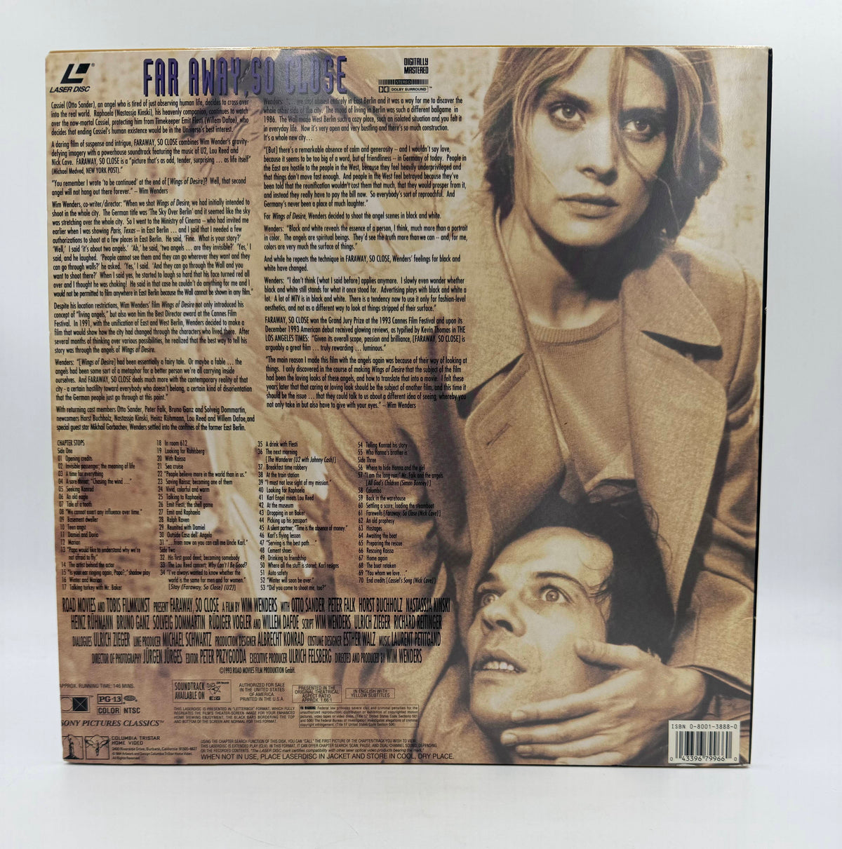 Faraway, So Close!: Deluxe Widescreen Presentation (1993 / 1995) Sony Pictures Classics / Columbia TriStar Home Video LaserDisc 2-Disc Set - VG+