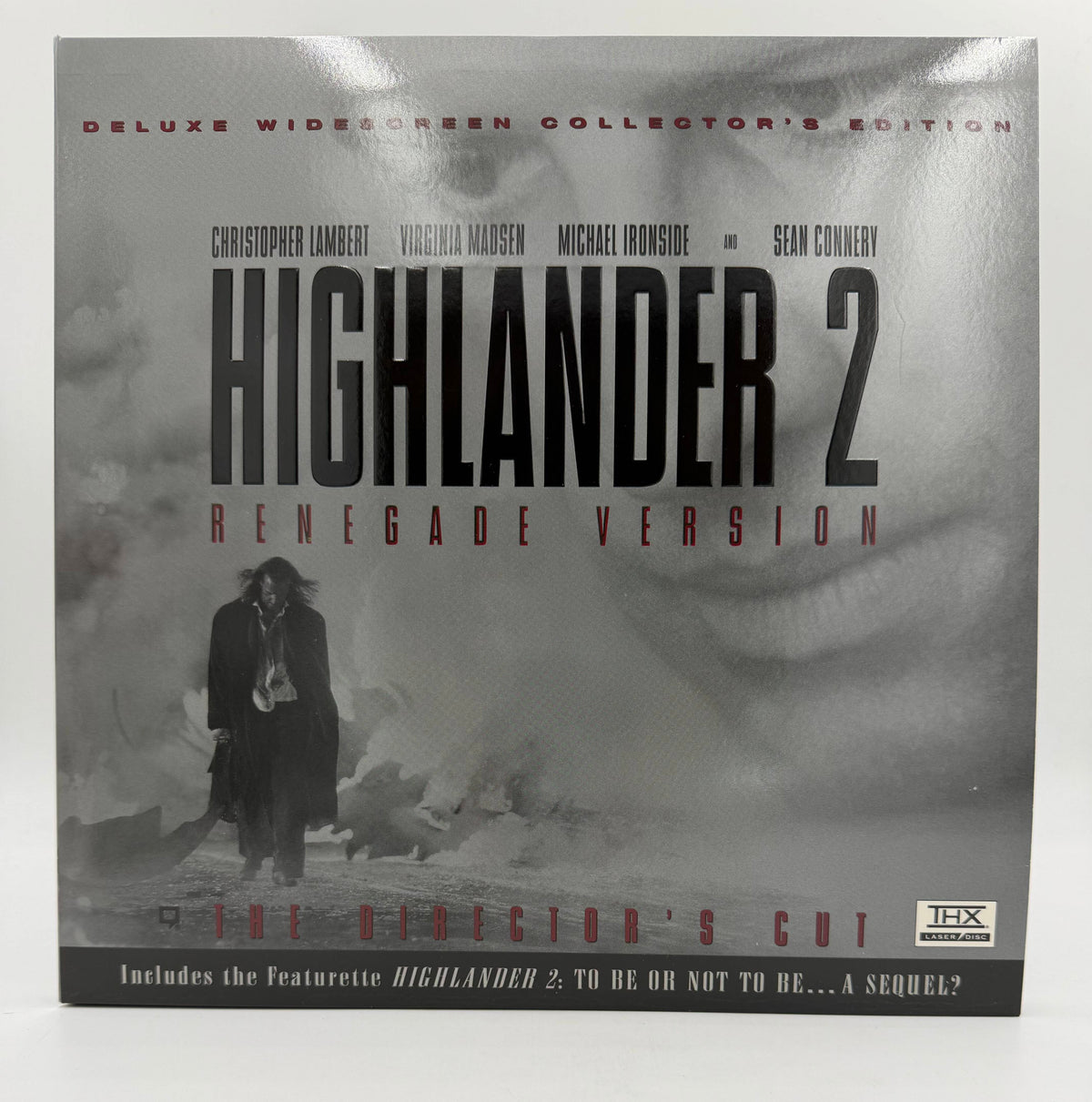 Highlander 2: Renegade Version - Deluxe Widescreen Collector's Edition / THX (1991 / 1996) Republic Pictures Home Video LaserDisc 2-Disc Set - EX