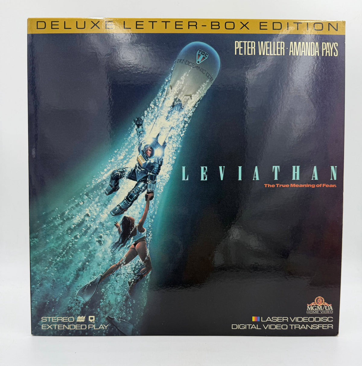Leviathan: Deluxe Letter-Box Edition (1989) MGM/UA Home Video LaserDisc - EX