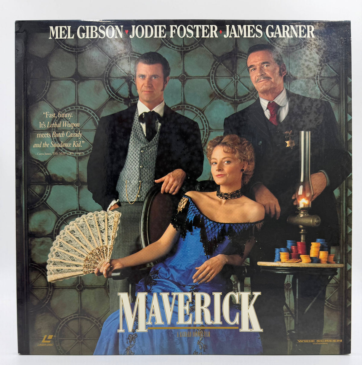 Maverick: Wide Screen Edition (1994) Warner Home Video LaserDisc 2-Disc Set - EX