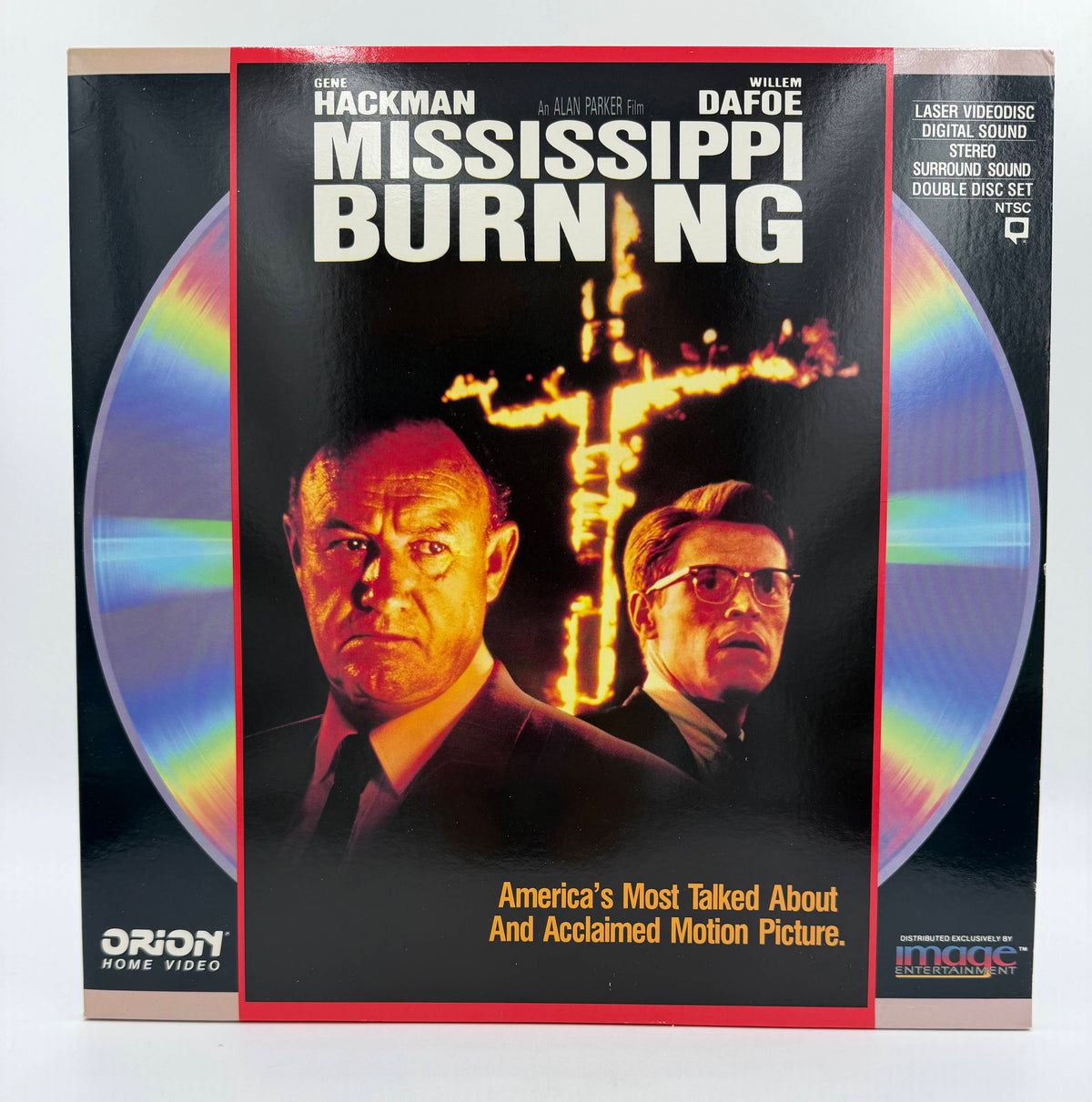 Mississippi Burning (1988 / 1989) Orion Home Video / Image Entertainment LaserDisc 2-Disc Set - EX
