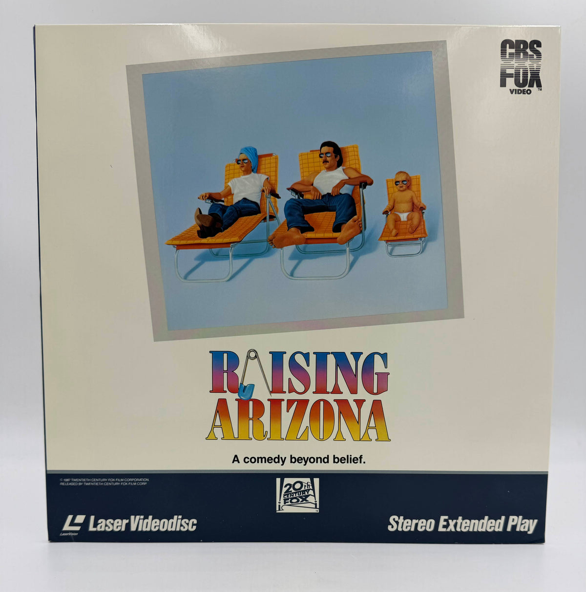 Raising Arizona (1987) CBS/Fox Video LaserDisc - VG+