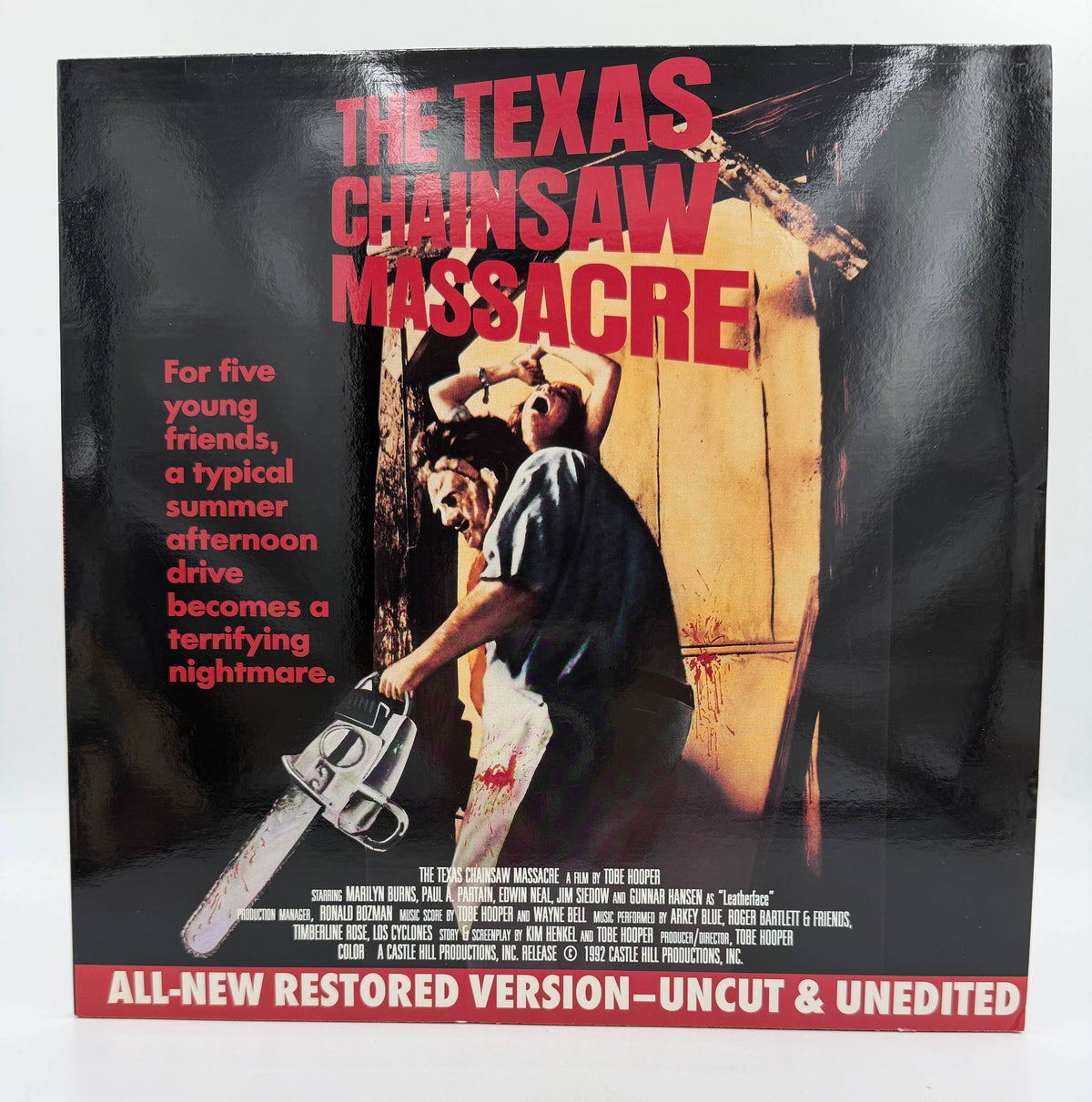 The Texas Chainsaw Massacre: All-New Restored Version – Uncut &amp; Unedited (1974 / 1993) MPI Home Video / Castle Hill Productions LaserDisc - EX