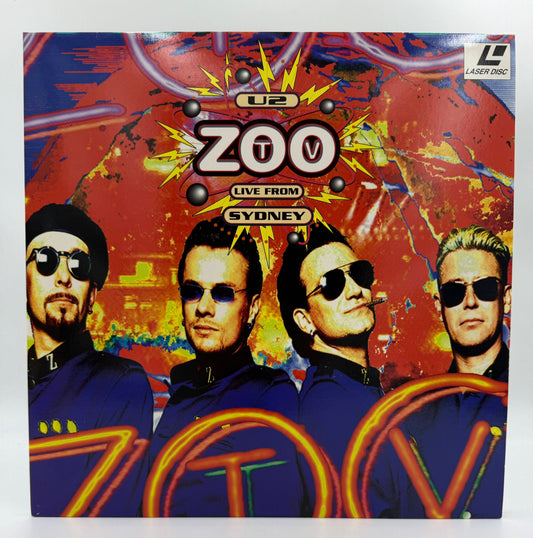 U2: Zoo TV Live from Sydney (1994) PolyGram Video / Island Video LaserDisc 2-Disc Set - EX