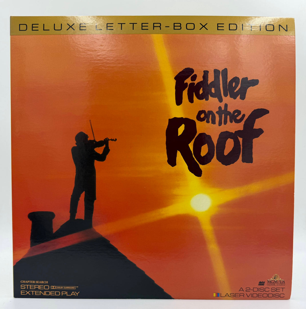 Fiddler on the Roof: Deluxe Letter-Box Edition (1971 / 1990) MGM/UA Home Video LaserDisc 2-Disc Set - EX