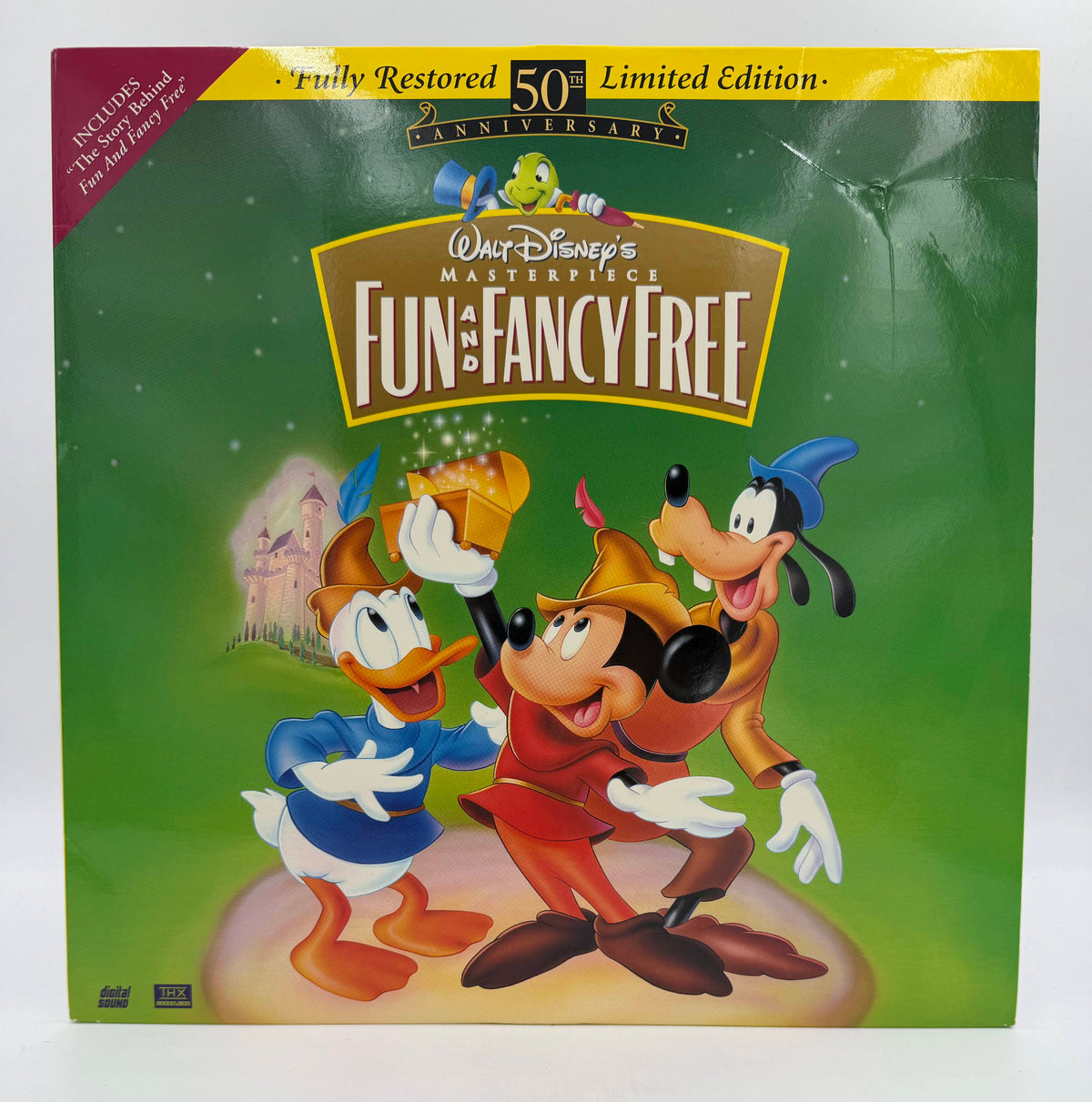 Fun and Fancy Free: Fully Restored 50th Anniversary Limited Edition - The Walt Disney Masterpiece Collection (1947 / 1997) Walt Disney Home Video LaserDisc - VG
