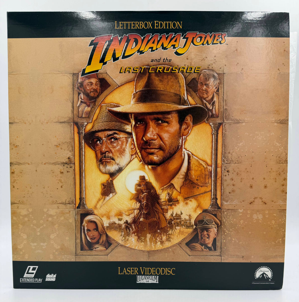 Indiana Jones and the Last Crusade: Letterbox Edition (1989 / 1990) Paramount Pictures / Pioneer LaserDisc 2-Disc Set - EX