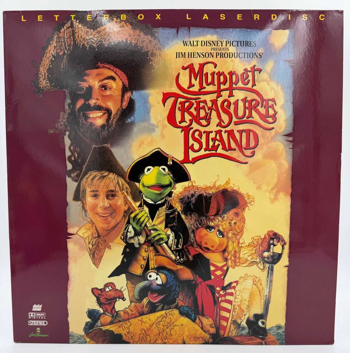 Muppet Treasure Island: Letterbox Laserdisc (1996) Walt Disney Home Video / Jim Henson Productions - EX