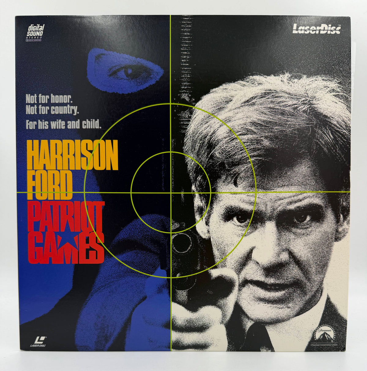 Patriot Games (1992) Paramount Pictures / Pioneer LaserDisc - EX