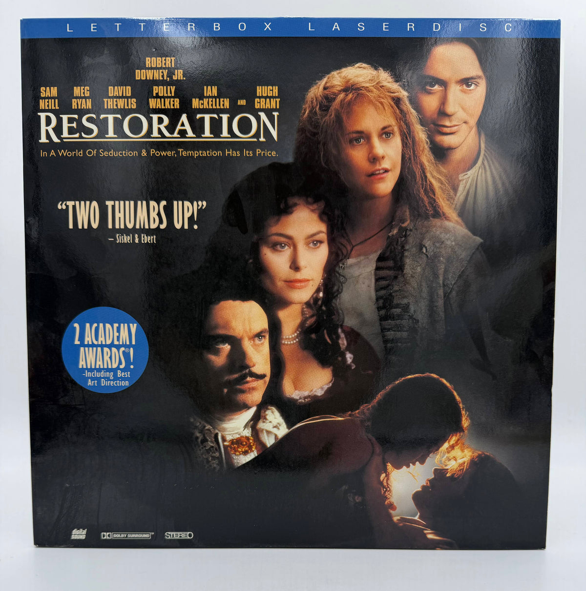 Restoration: Letterbox Laserdisc (1995 / 1996) Miramax Films / Avenue Pictures / Image Entertainment - EX