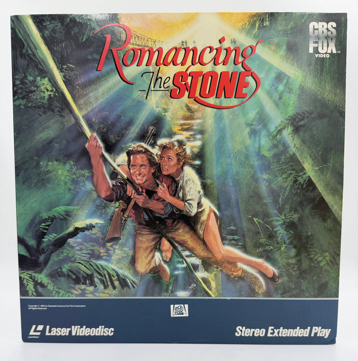 Romancing the Stone (1984) CBS/FOX Video LaserDisc - EX
