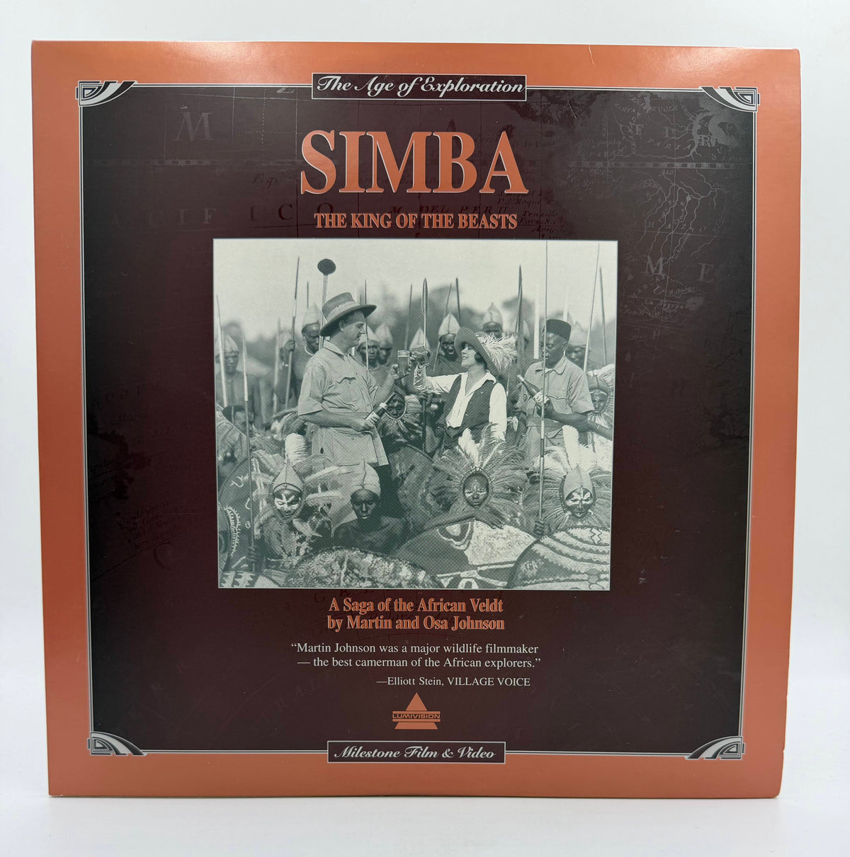 Simba: The King of the Beasts - The Age of Exploration (1928 / 1992) Lumivision / Milestone Film &amp; Video LaserDisc - EX