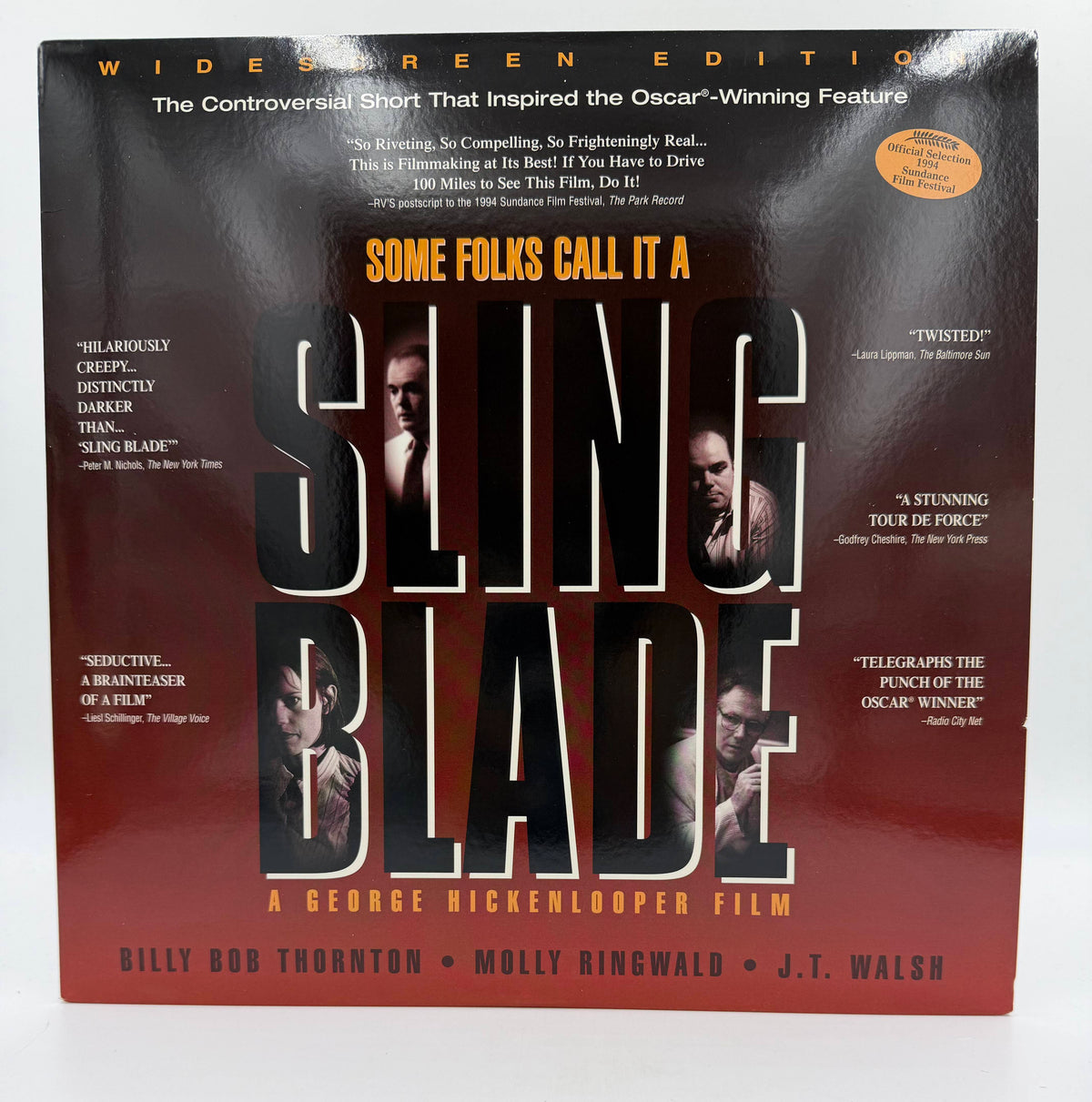 Some Folks Call It a Sling Blade: Widescreen Edition (1994 / 1997) Picture Start / Image Entertainment LaserDisc - EX