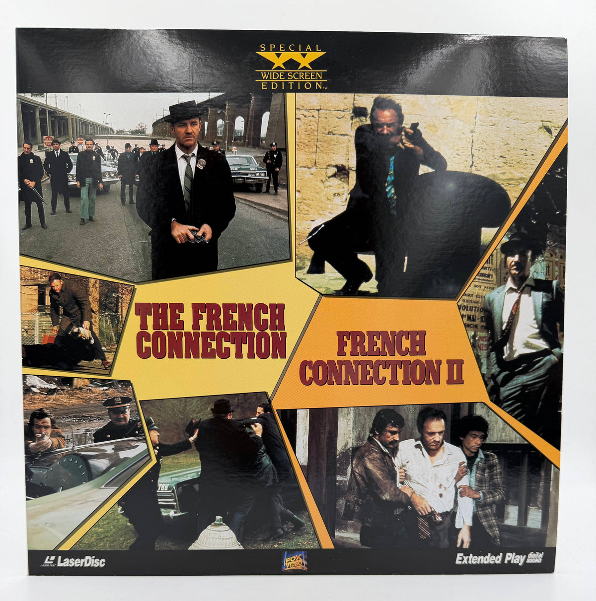 The French Connection & French Connection II: Special Widescreen Edition Double Feature (1971 / 1975 / 1995) FOX Video LaserDisc 2-Disc Box Set - EX