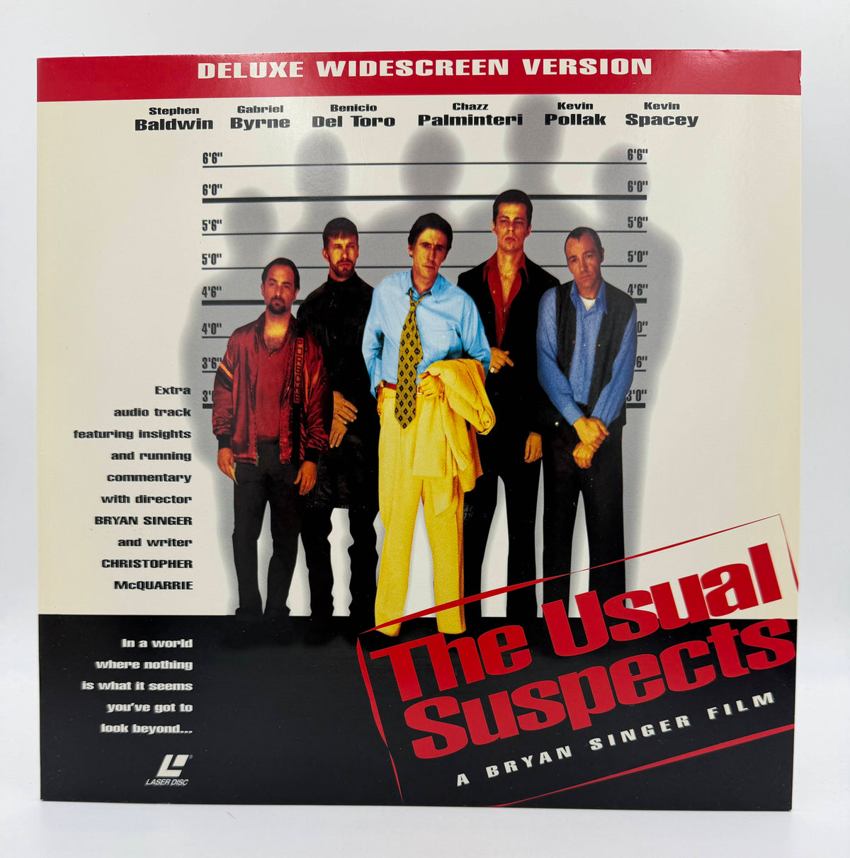 The Usual Suspects: Deluxe Widescreen Version (1995 / 1996) PolyGram Video / Gramercy Pictures LaserDisc - EX