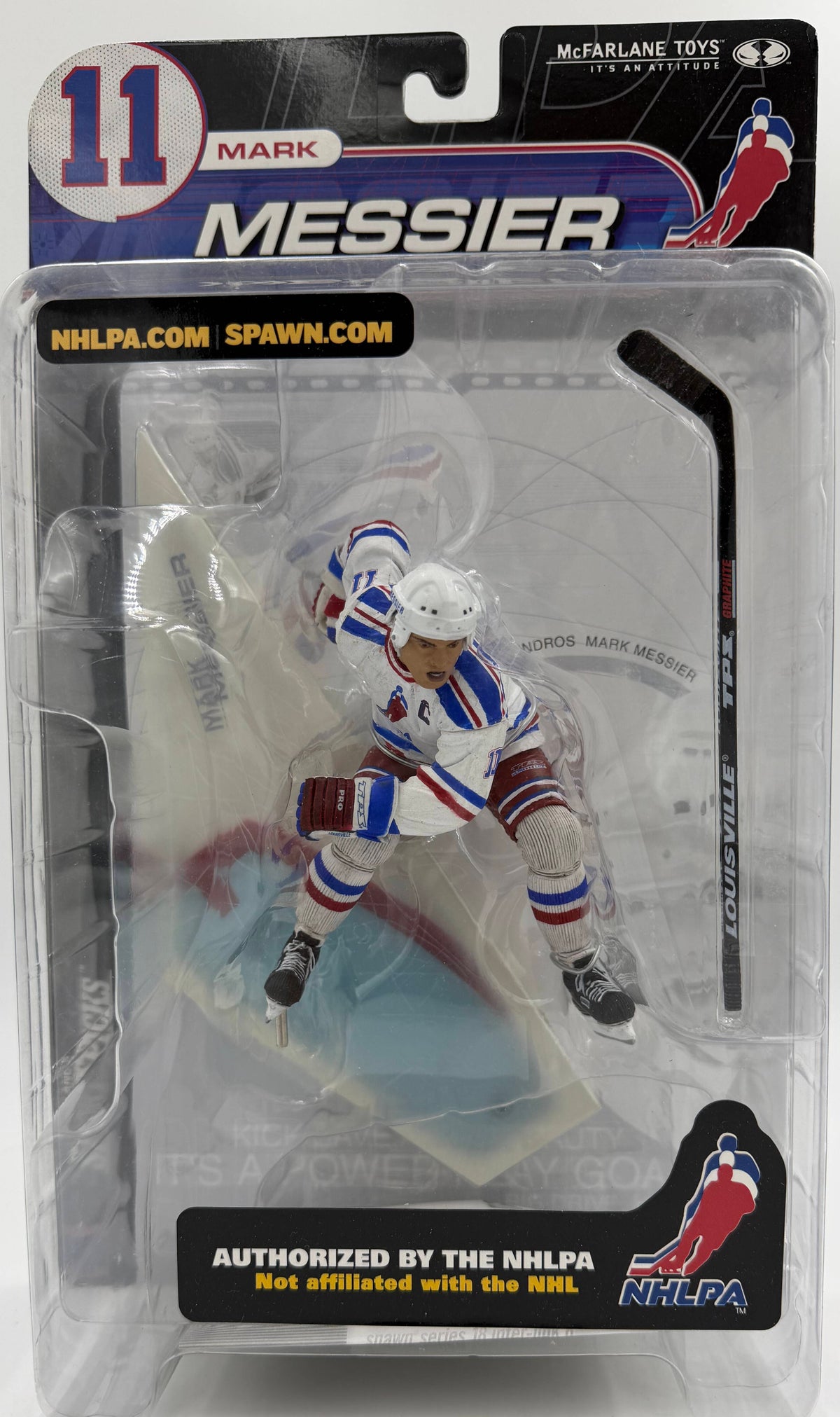 2001 McFarlane SportsPicks NHL Series 2 Mark Messier New York Rangers 6-inch Action Figure