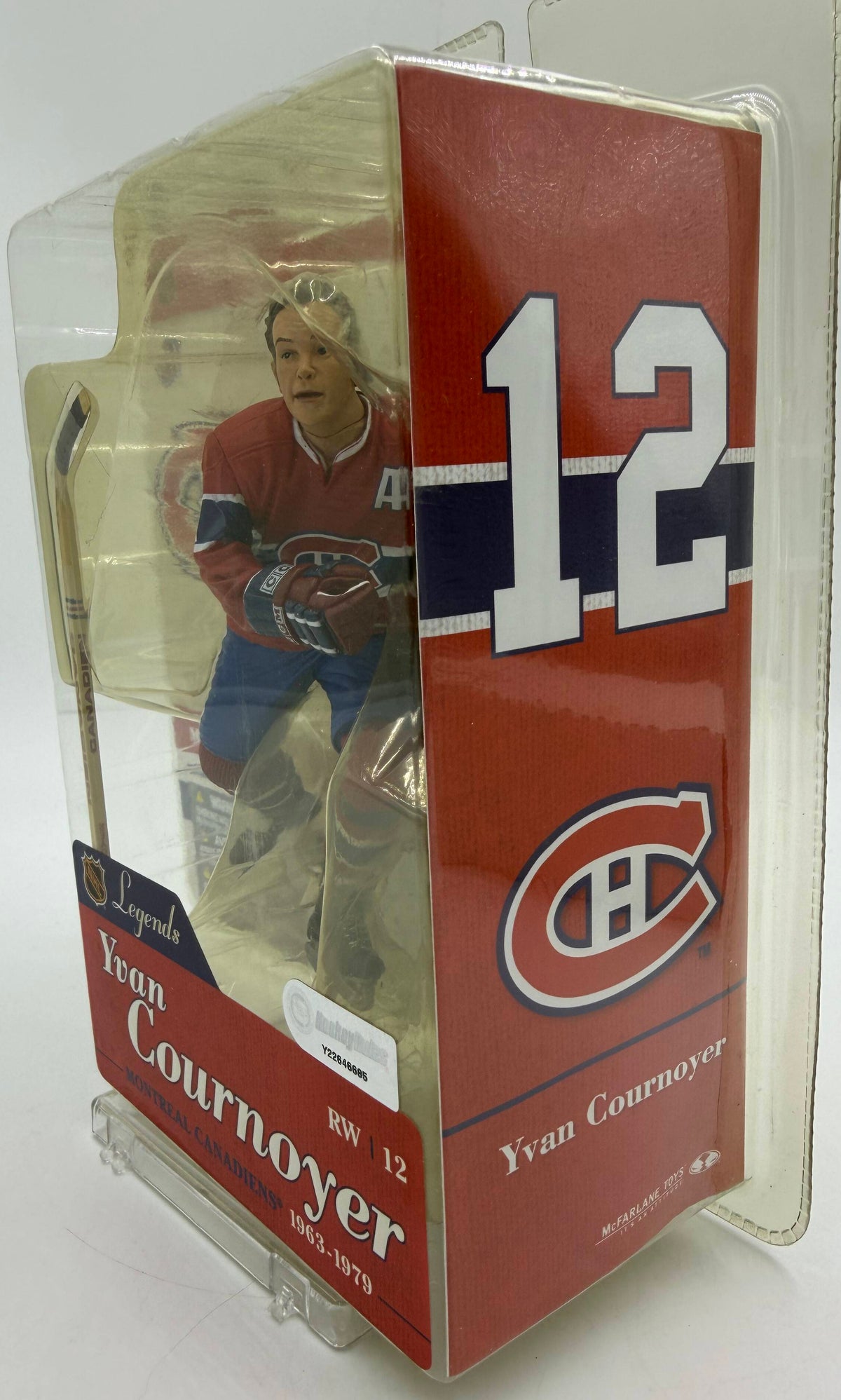 2004 McFarlane SportsPicks NHL Legends Series 1 Yvan Cournoyer Montreal Canadiens 6-inch Action Figure