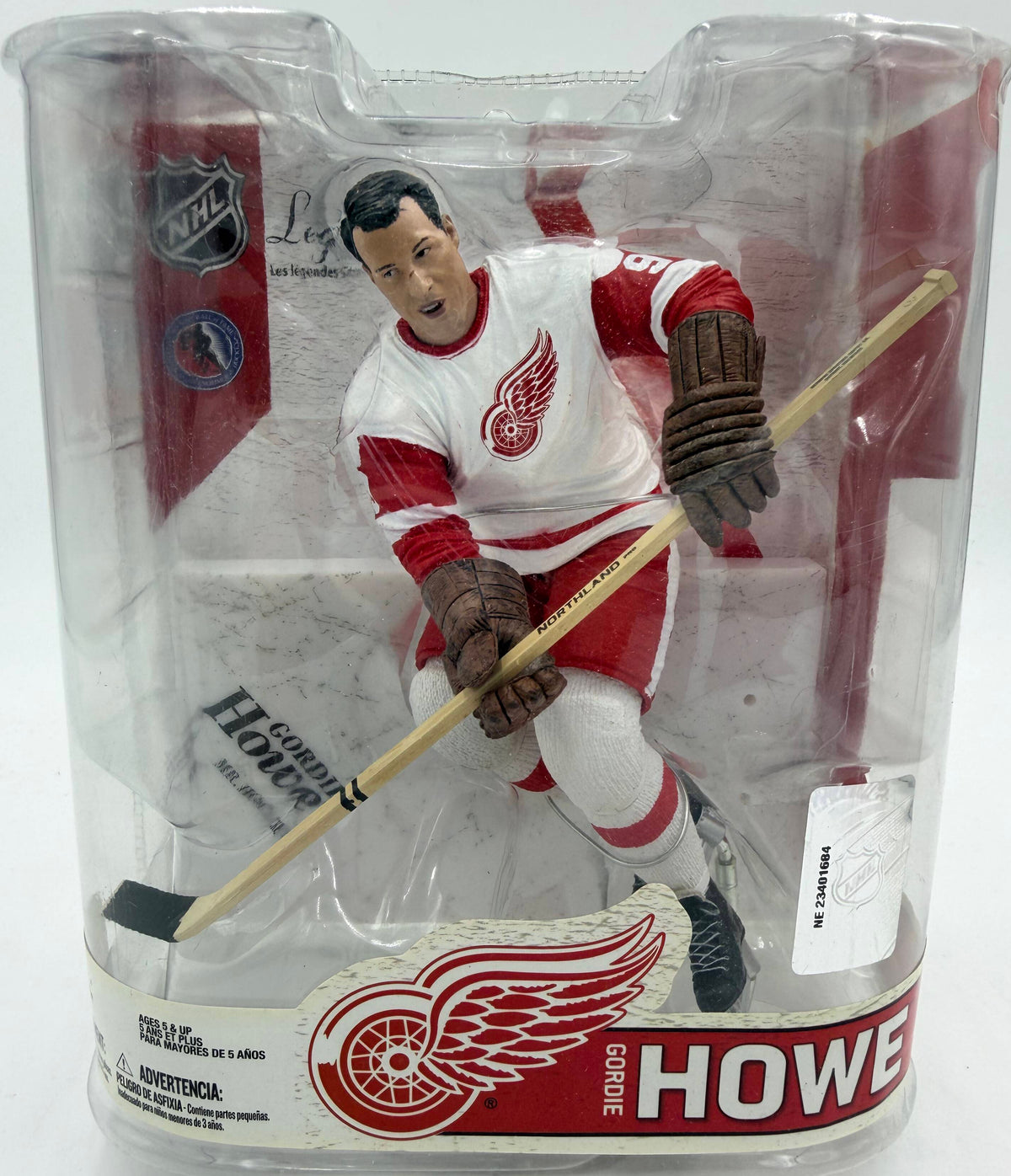 2007 McFarlane SportsPicks NHL Legends Series 6 Gordie Howe Detroit Red Wings 6-inch Action Figure