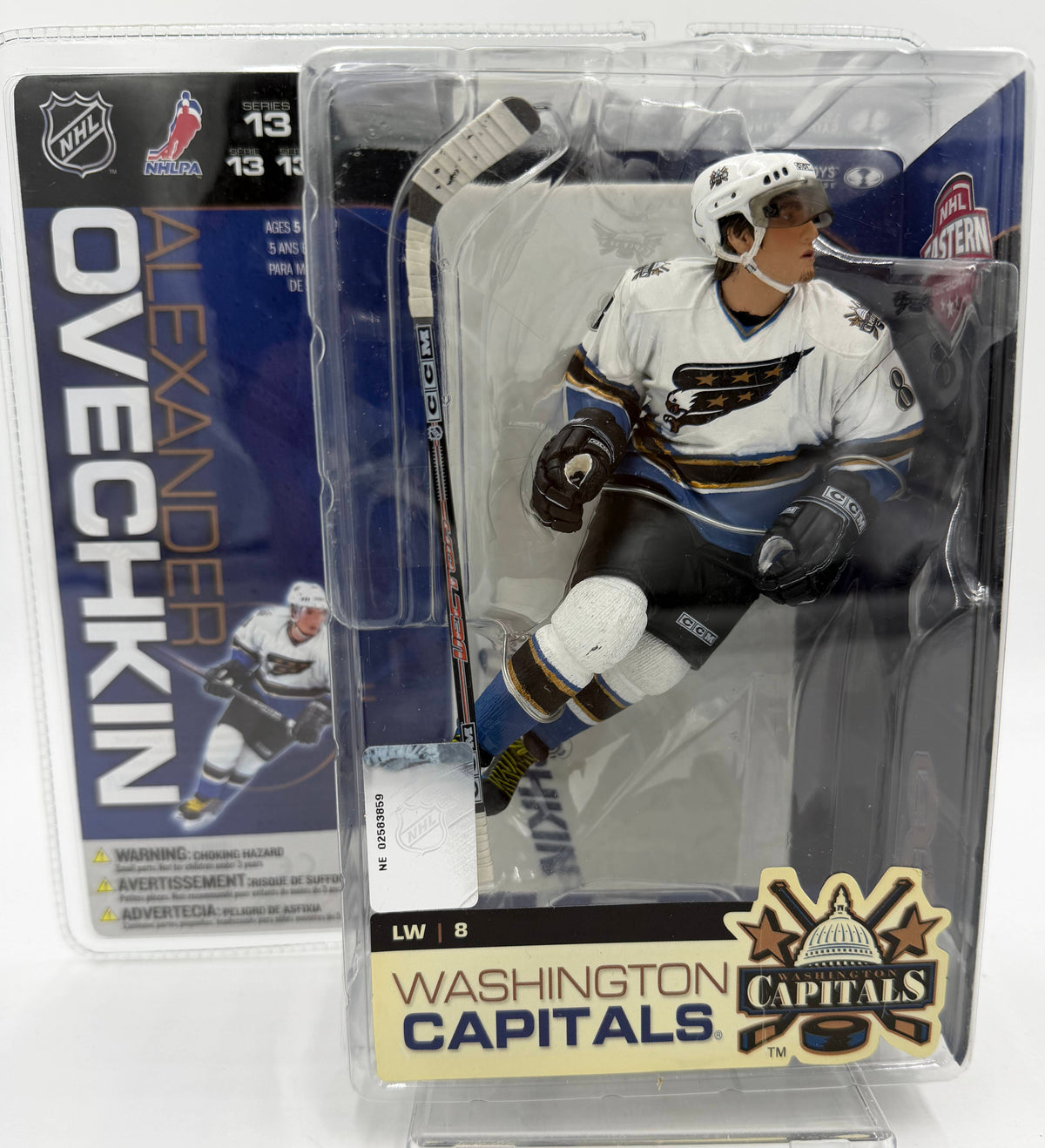 2006 McFarlane SportsPicks NHL Series 13 Alexander Ovechkin Washington Capitals 6-inch Action Figure Rookie Year