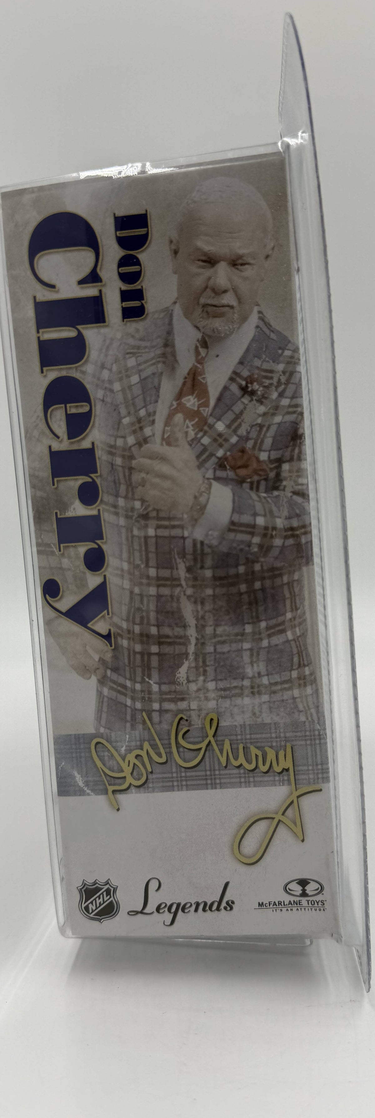 2006 McFarlane SportsPicks NHL Legends Series 3 Don Cherry with Blue 6-inch Action Figure
