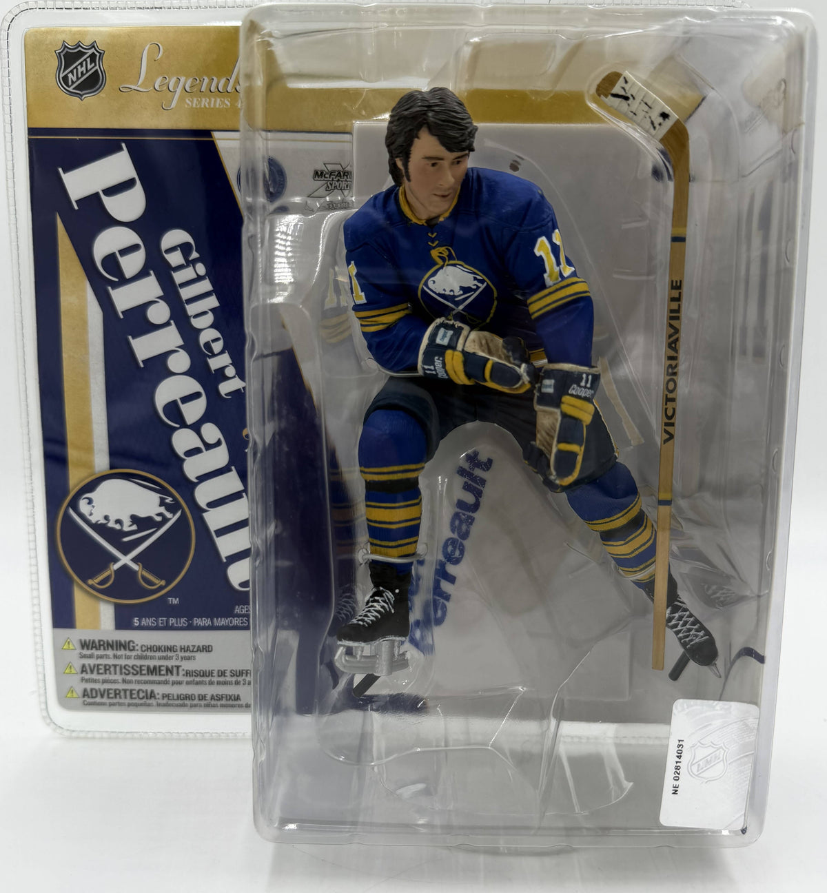 2006 McFarlane SportsPicks NHL Legends Series 4 Gilbert Perreault Buffalo Sabres 6-inch Action Figure