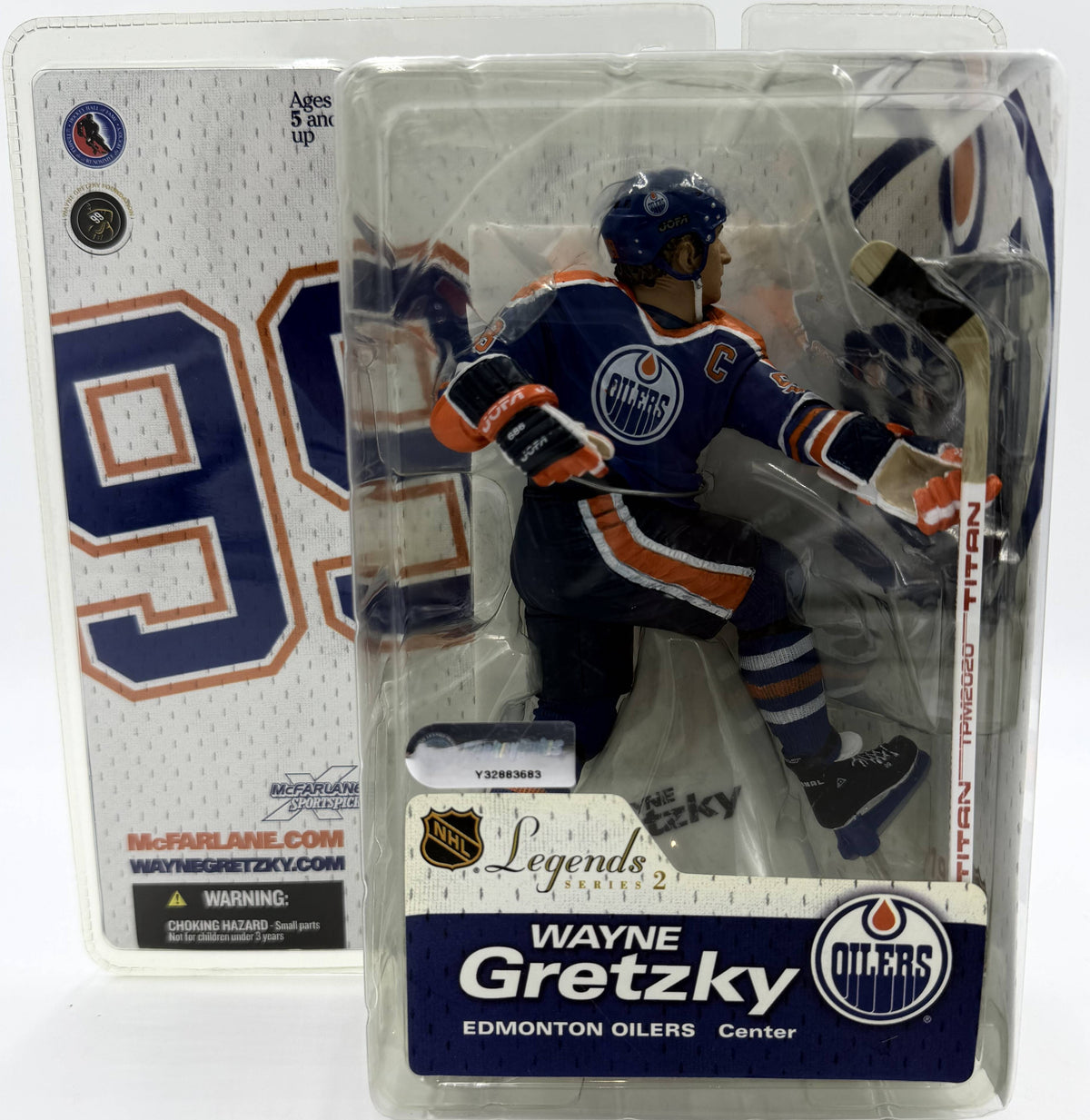 2005 McFarlane SportsPicks NHL Legends Series 2 Wayne Gretzky Edmonton Oilers 6-inch Action Figure