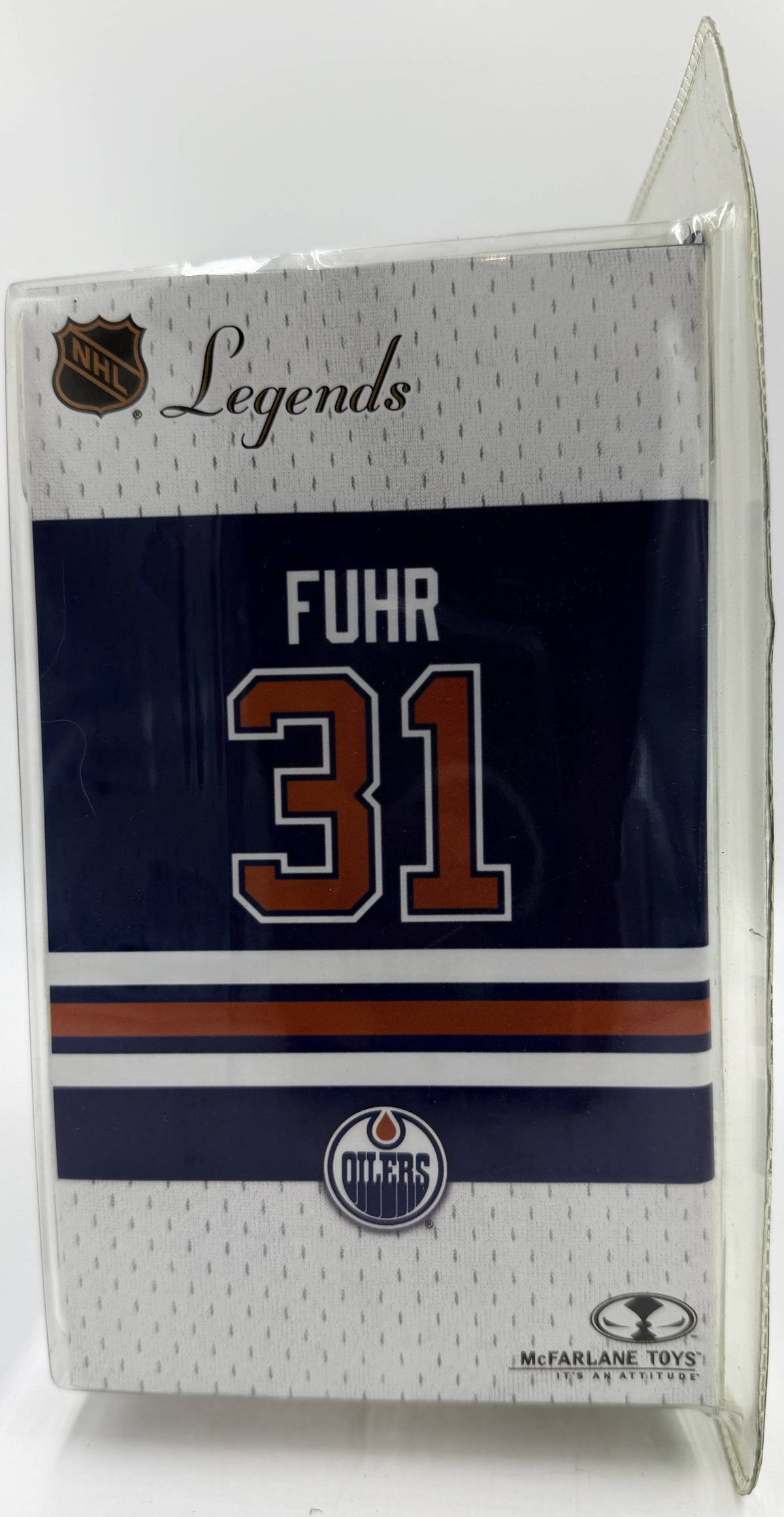 2005 McFarlane SportsPicks NHL Legends Sereies 2 Grant Fuhr Edmonton Oilers 6-inch Action Figure