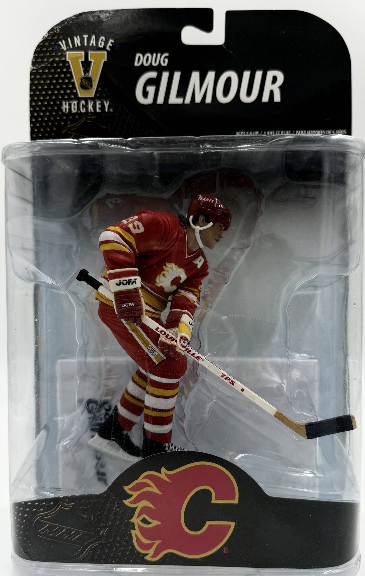2008 McFarlane SportsPicks NHL Legends Series 7 Doug Gilmour Calgary Flames 6-inch Action Figure