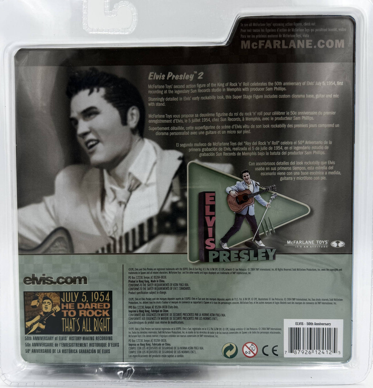 2004 McFarlane Toys Pop Culture Elvis Presley Series 2 50th Anniversary 6-inch Action Figure