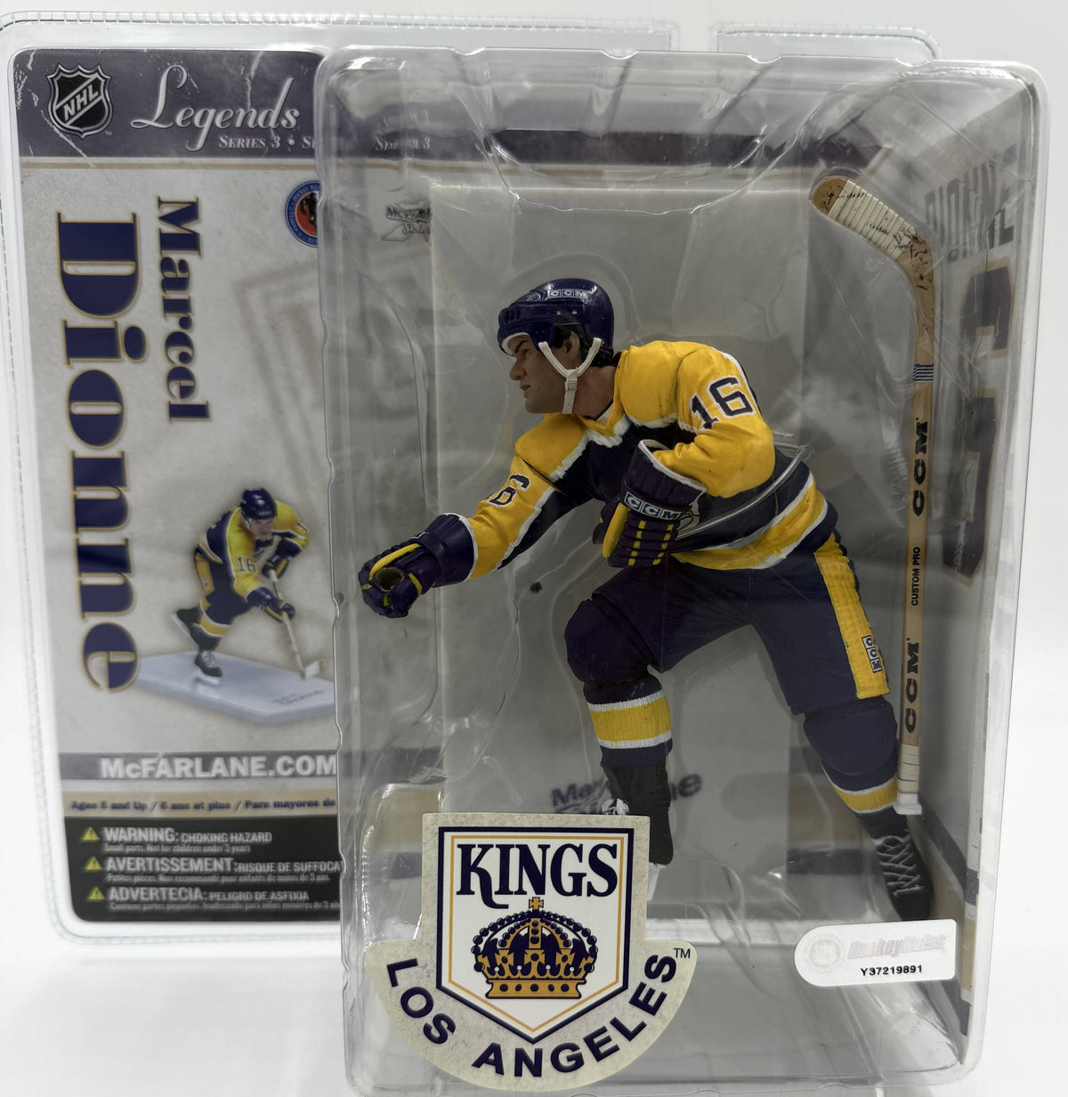 2006 McFarlane SportsPicks NHL Legends Series 3 Marcel Dionne Los Angeles Kings 6-inch Action Figure