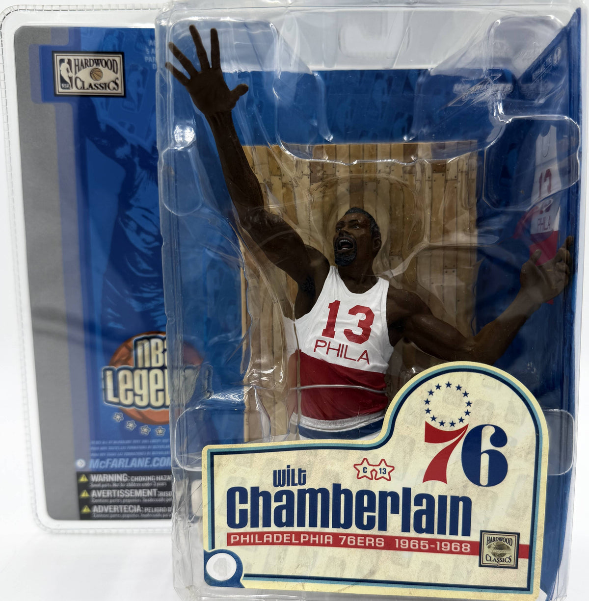 2005 McFarlane SportsPicks NBA Legends Series 1 Wilt Chamberlain Philadelphia 76ers 6-inch Action Figure
