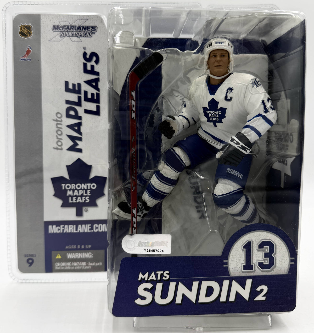 2004 McFarlane SportsPicks NHL Series 9 Mats Sundin 2 Toronto Maple Leafs 6-inch Action Figure