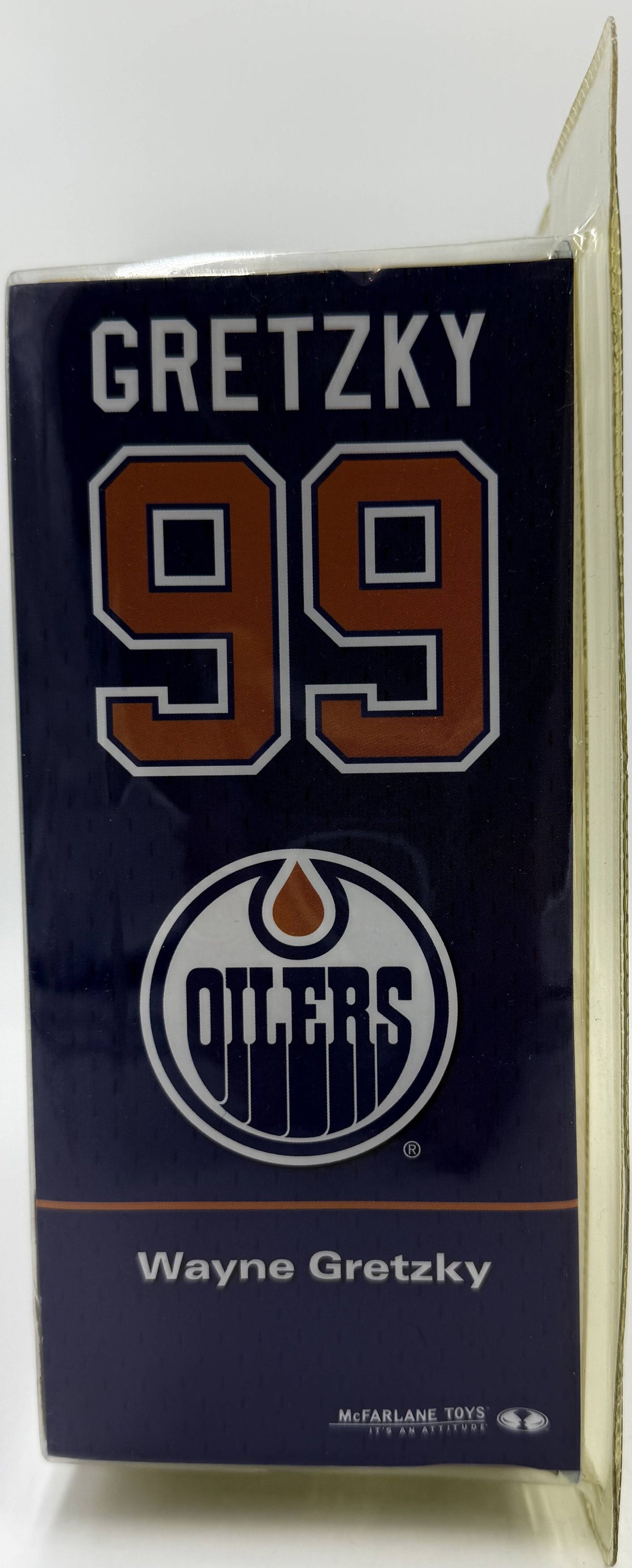 2004 McFarlane SportsPicks NHL Legends Series 1 Wayne Gretzky Edmonton Oilers Blue Jersey 6-inch Action Figure
