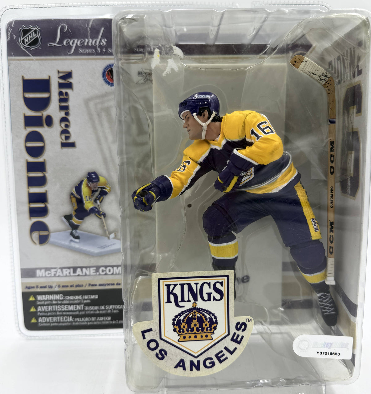 2006 McFarlane SportsPicks NHL Legends Series 3 Marcel Dionne Los Angeles Kings 6-inch Action Figure