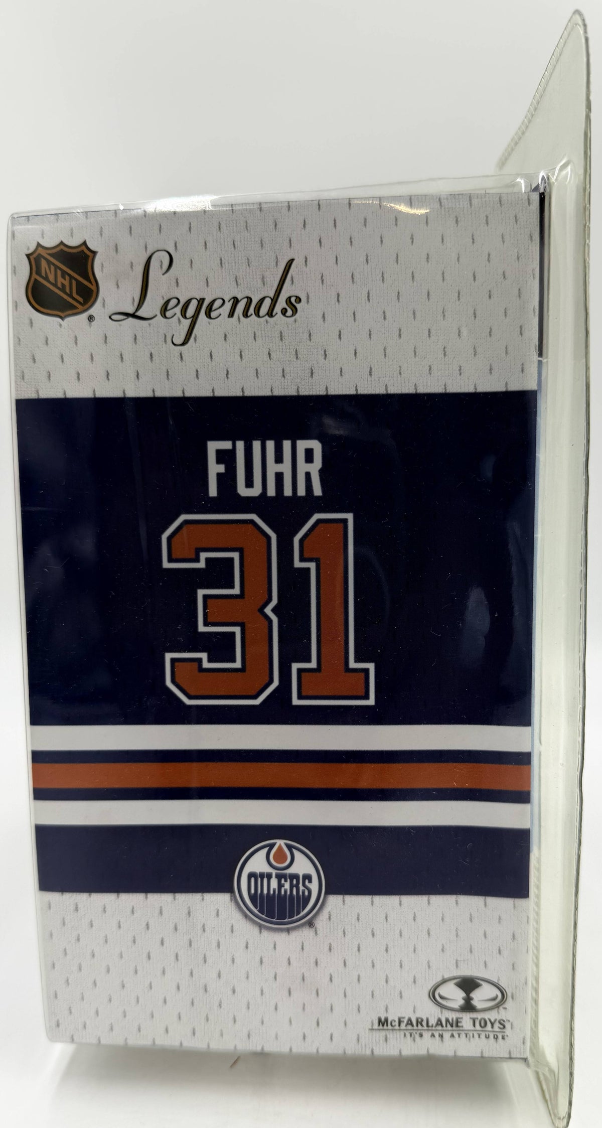 2005 McFarlane SportsPicks NHL Legends Series 2 Grant Fuhr Edmonton Oilers 6-inch Action Figure
