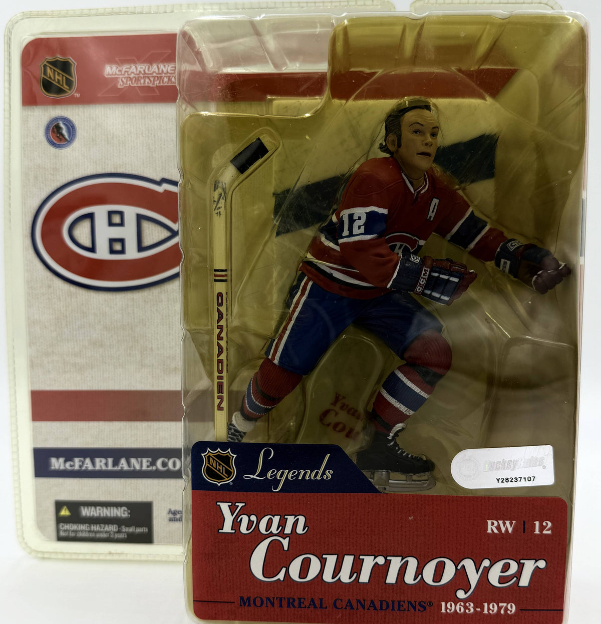 2004 McFarlane SportsPicks NHL Legends Series 1 Yvan Cournoyer Montreal Canadiens 6-inch Action Figure