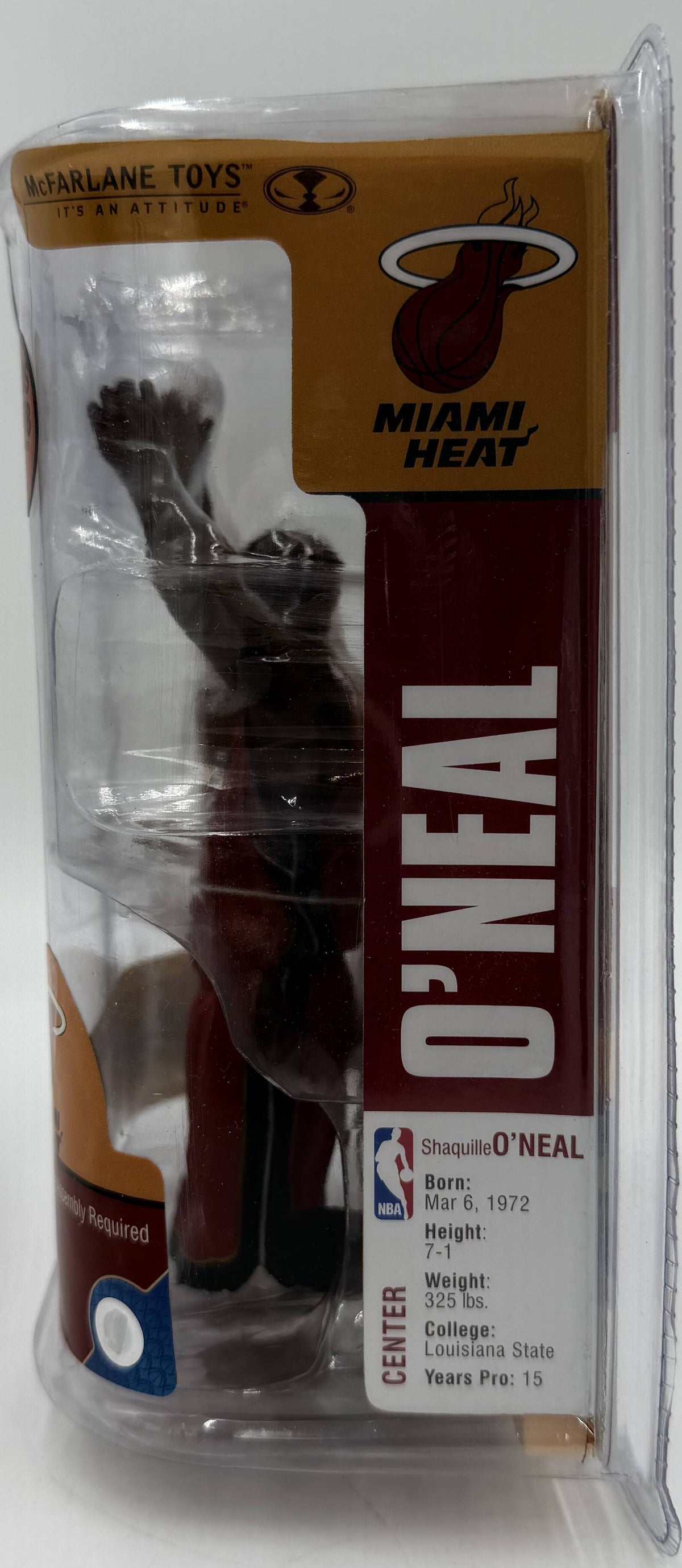 2007 McFarlane SportsPicks NBA Series 13 Shaquille O'Neal 3 Miami Heat 10.5-inch Action Figure