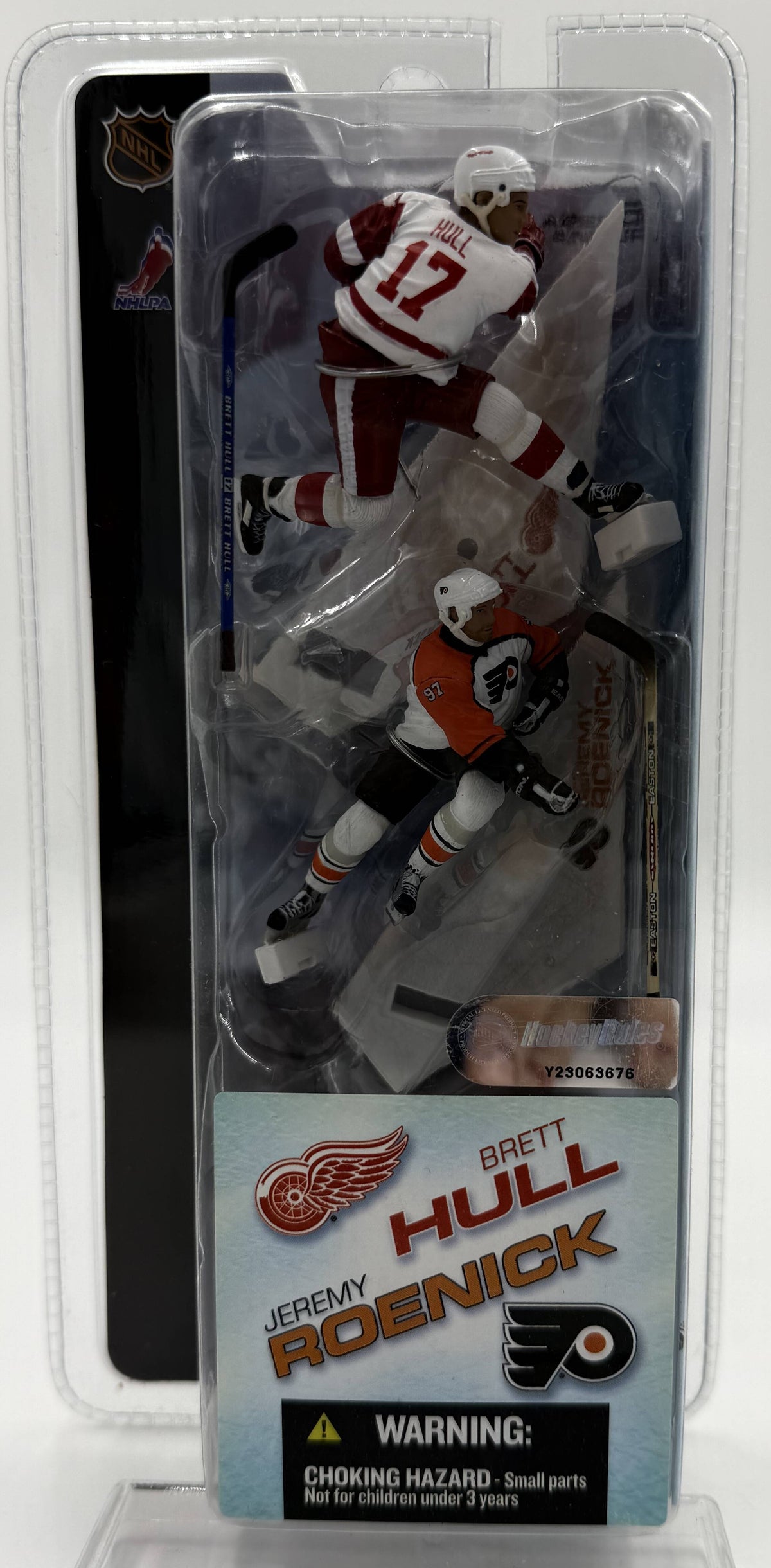 2004 McFarlane SportsPicks NHL 3-Inch Series 1 Brett Hull & Jeremy Roenick 2-Pack Figures