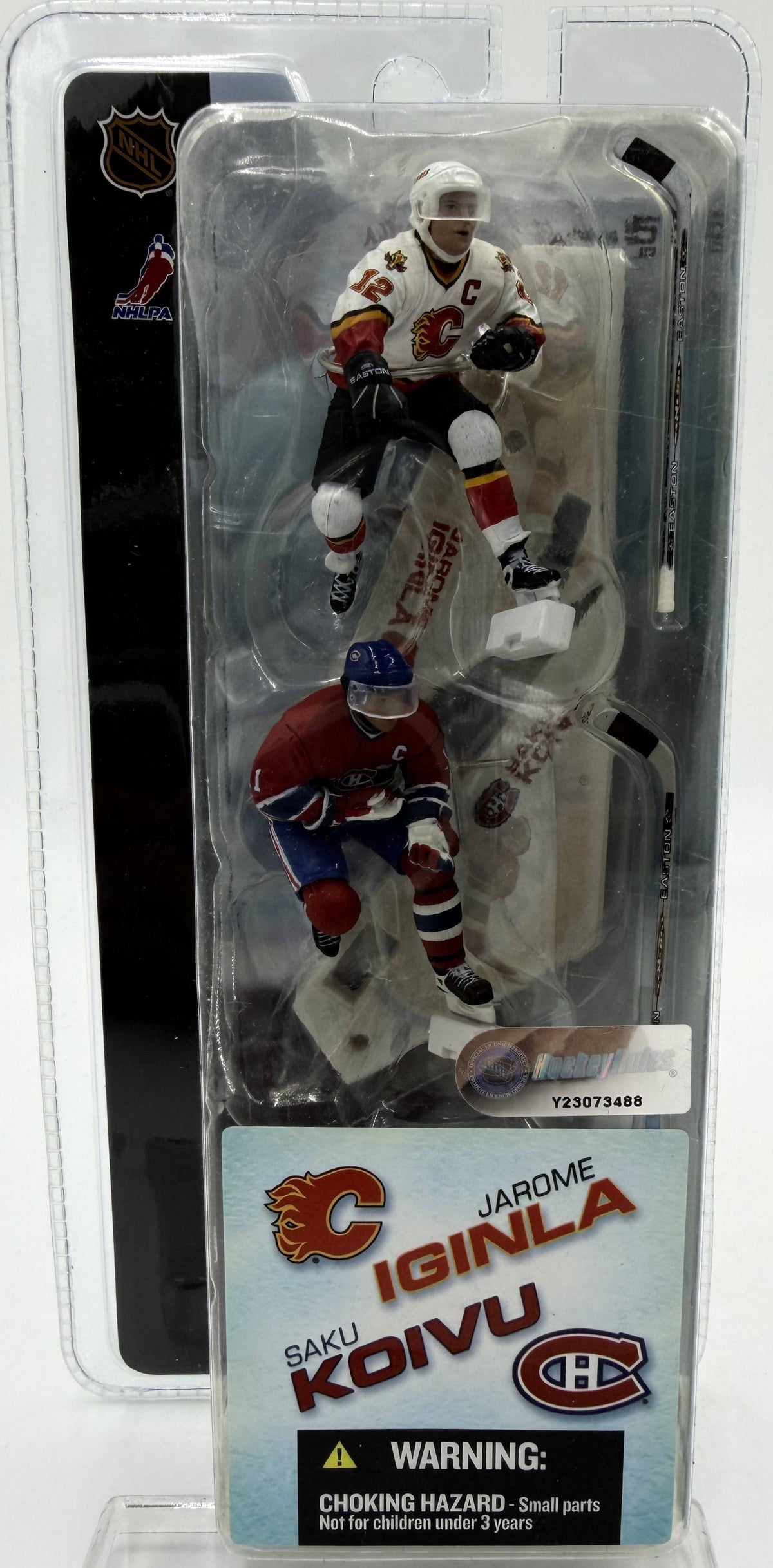 2004 McFarlane SportsPicks NHL 3-Inch Series 1 Jarome Iginla & Saku Koivu 2-Pack Figures
