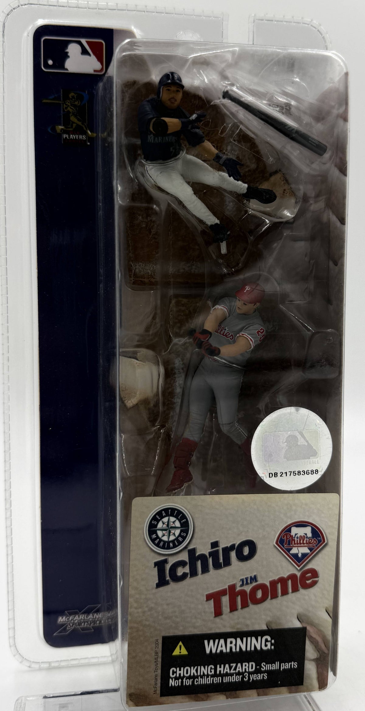 2004 McFarlane SportsPicks MLB 3-Inch Series 1 Ichiro Suzuki & Jim Thome 2-Pack Figures