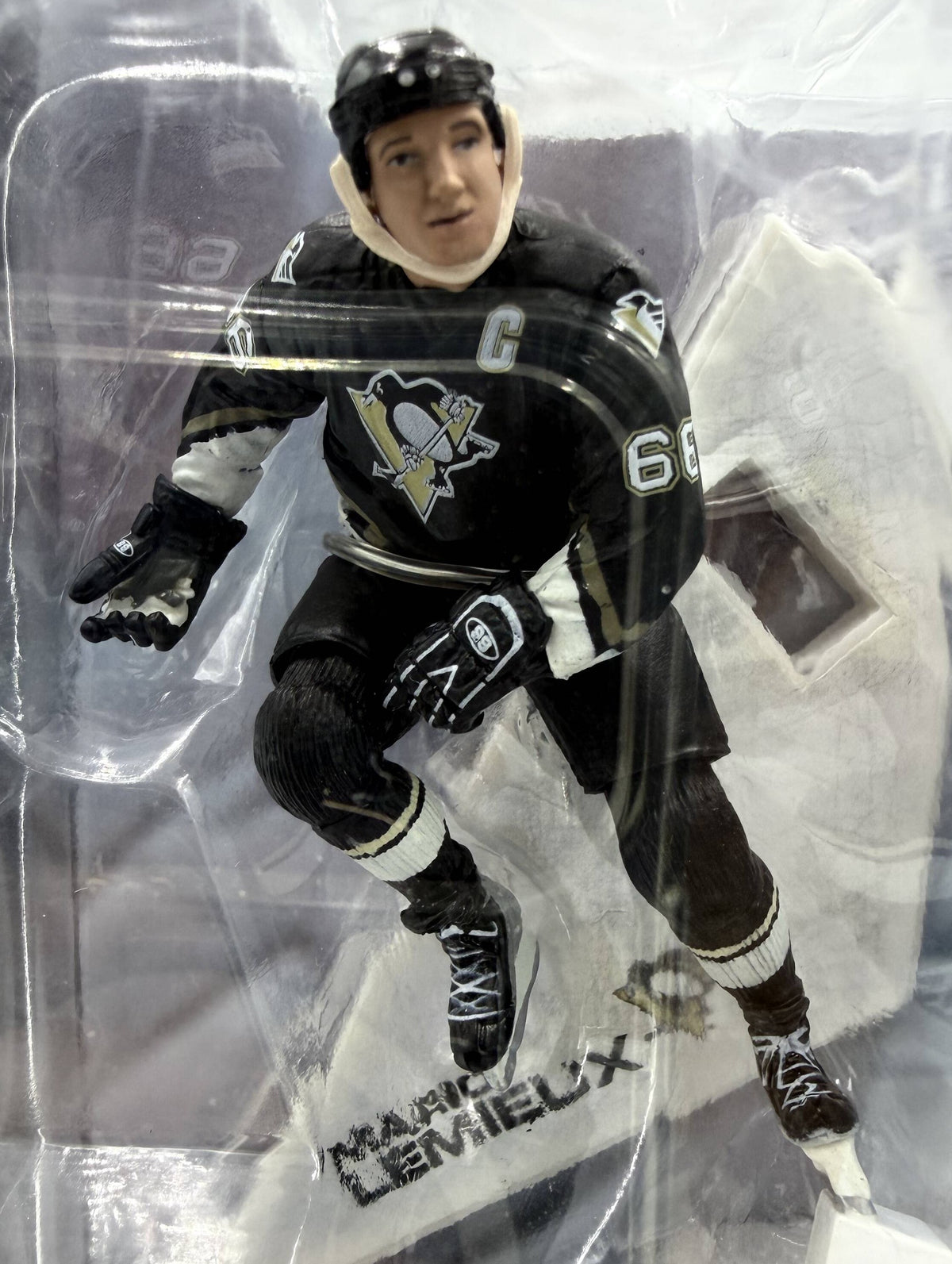 2003 McFarlane SportsPicks NHL 3-Inch Series 1 Mario Lemieux & Jean-Sebastien Giguere 2-Pack Figures