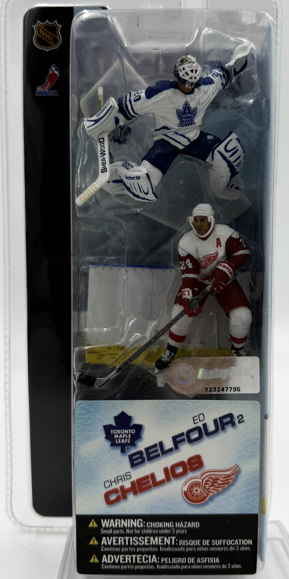 2004 McFarlane SportsPicks NHL 3-Inch Series 1 Ed Belfour 2 & Chris Chelios 2-Pack Figures