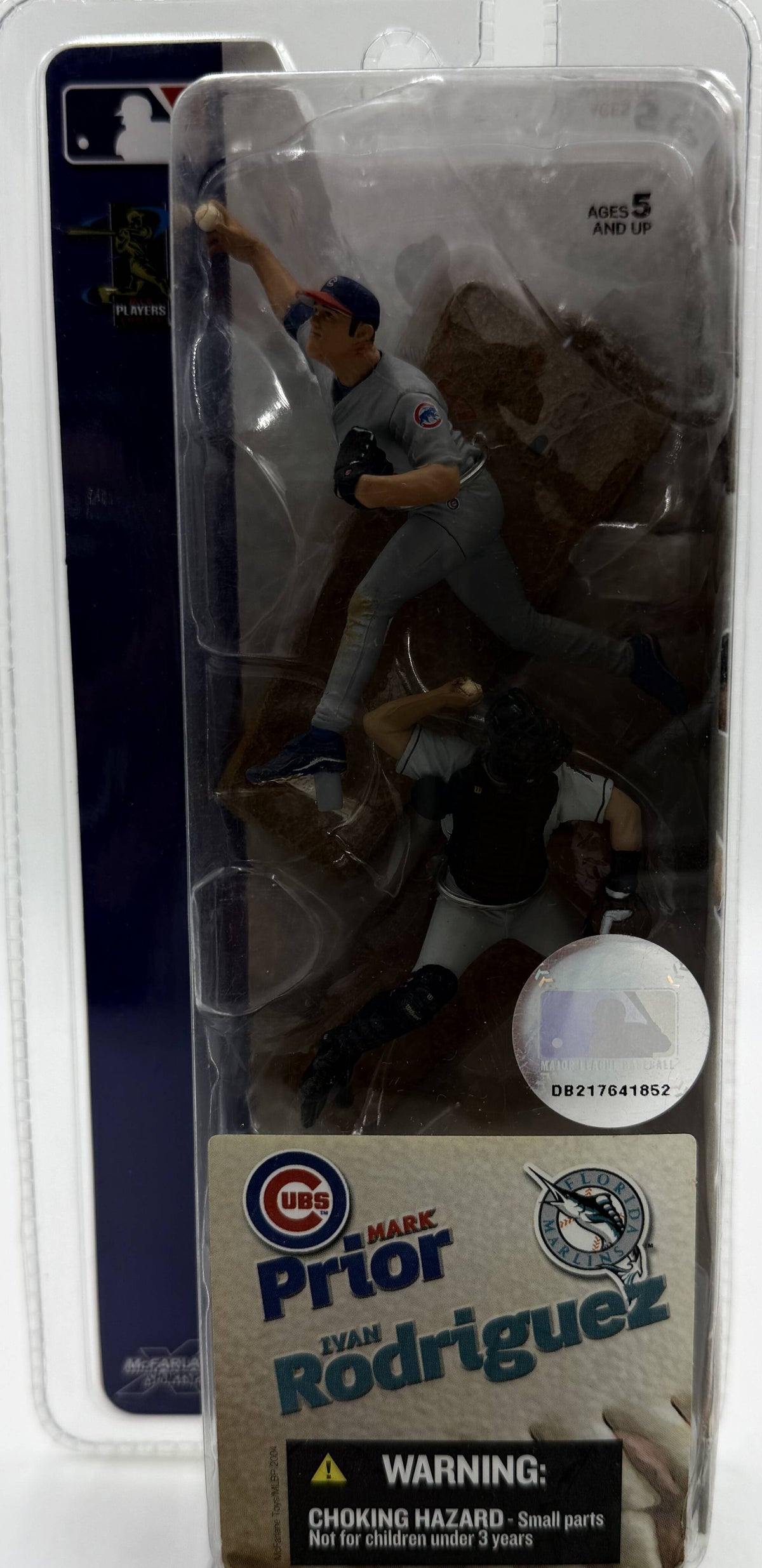 2004 McFarlane SportsPicks MLB 3-Inch Series 1 Mark Prior & Ivan Rodriguez 2-Pack Figures
