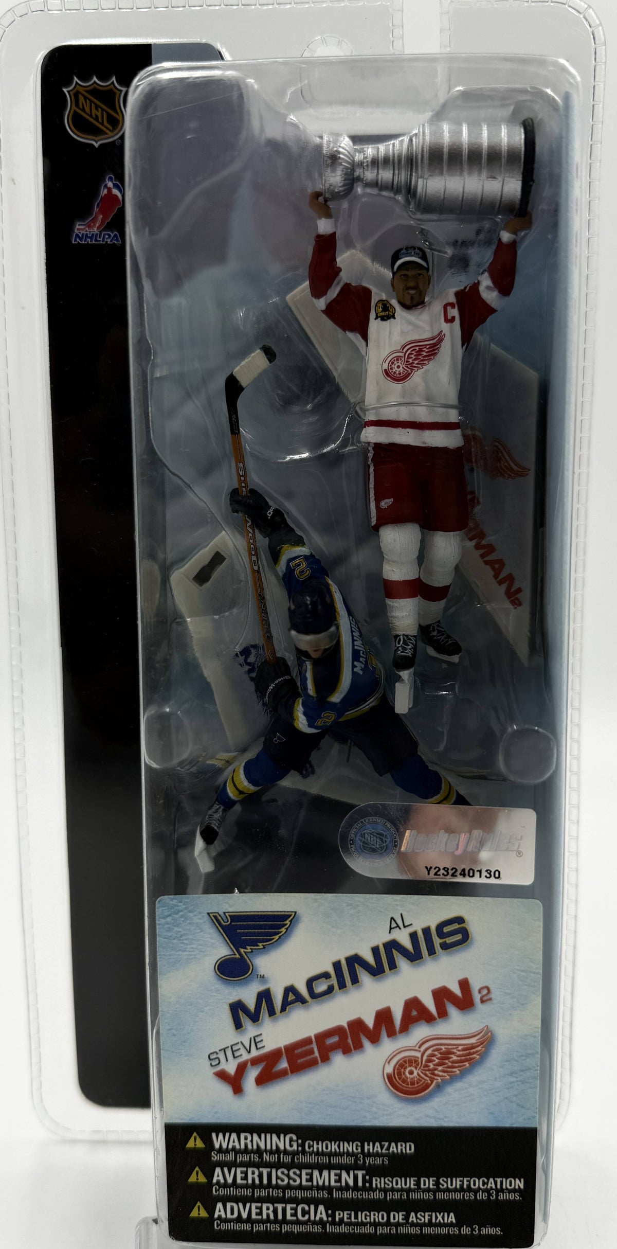 2004 McFarlane SportsPicks NHL 3-Inch Series 1 Steve Yzerman 2 & Al MacInnis 2-Pack Figures