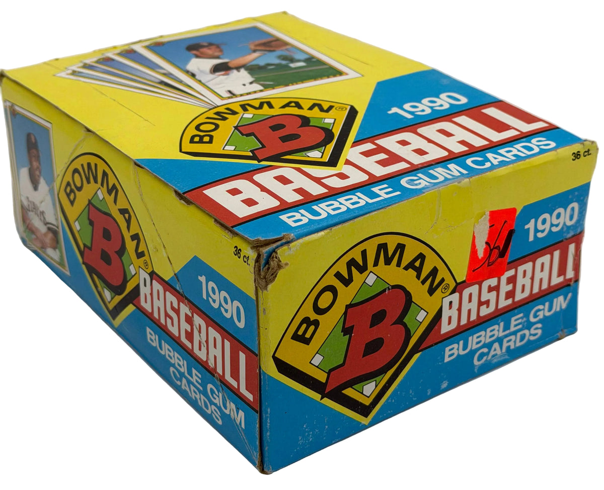 1990 Bowman Baseball Wax Box (36 Packs) Possible Frank Thomas Rookie