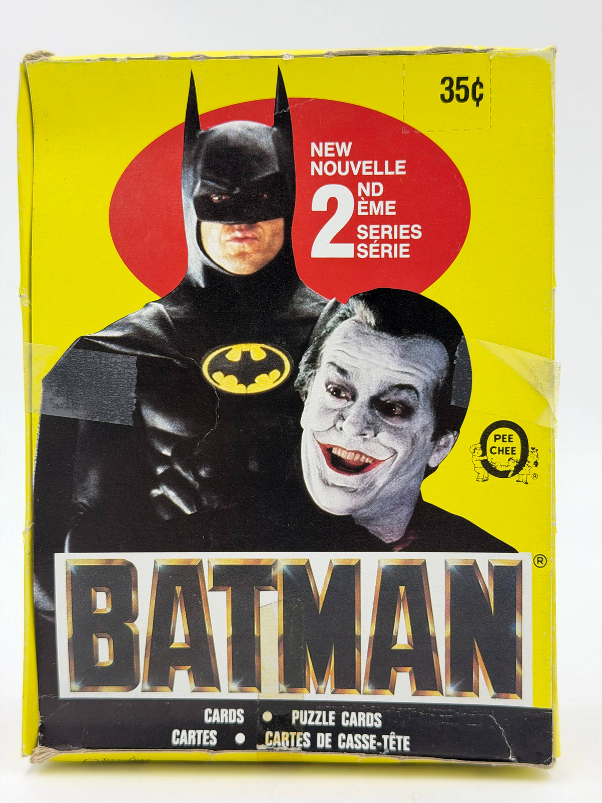 1989 O-Pee-Chee Batman (2nd Series / Series 2) Unopened Wax Box (48 Packs) Tape In Tact Extremely Rare
