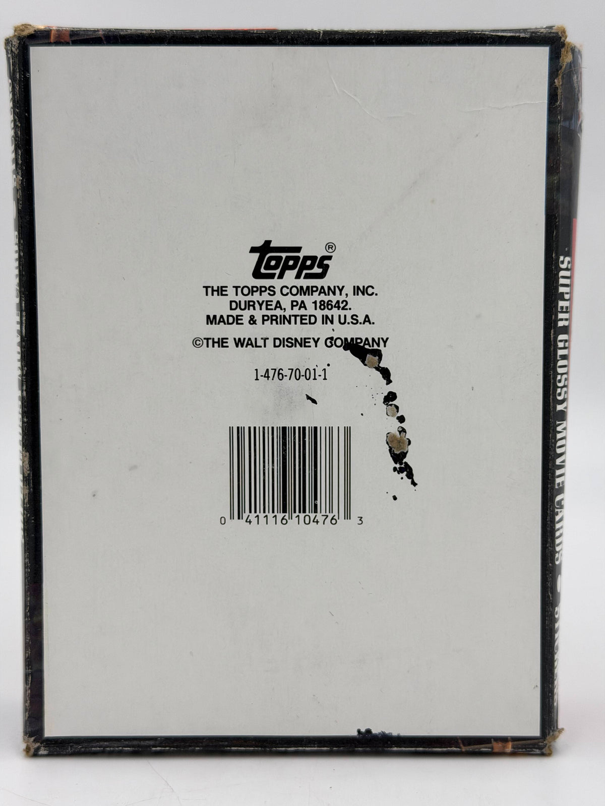 1991 Topps Disney The Rocketeer (Super Glossy Movie Cards) Unopened Wax Box (36 Packs)