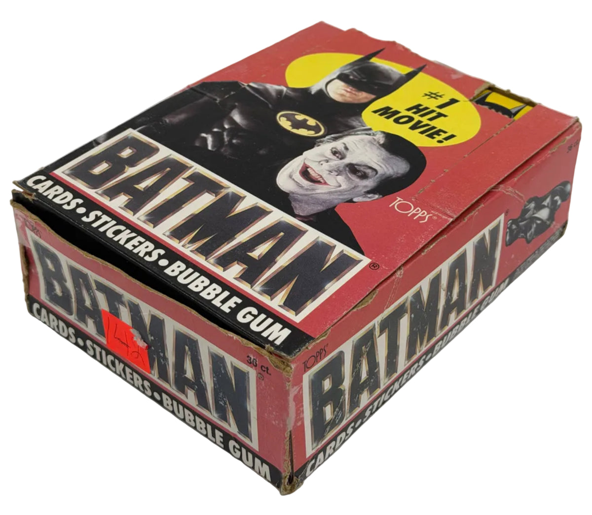 1989 Topps Batman (Series 1 / "Black Border") Unopened Wax Box (36 Packs) Michael Keaton, Jack Nicholson