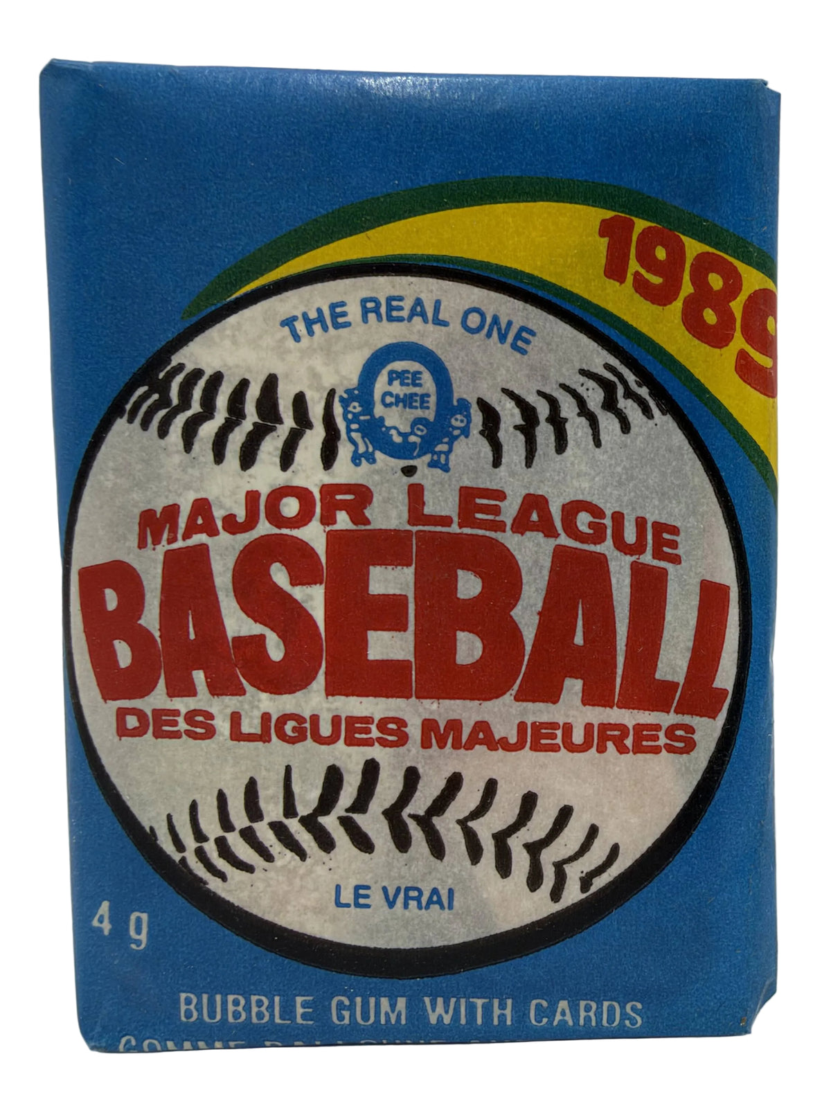 1989 OPC O-Pee-Chee MLB Baseball Trading Card Wax Pack (7 Cards) Possible Randy Johnson Rookie